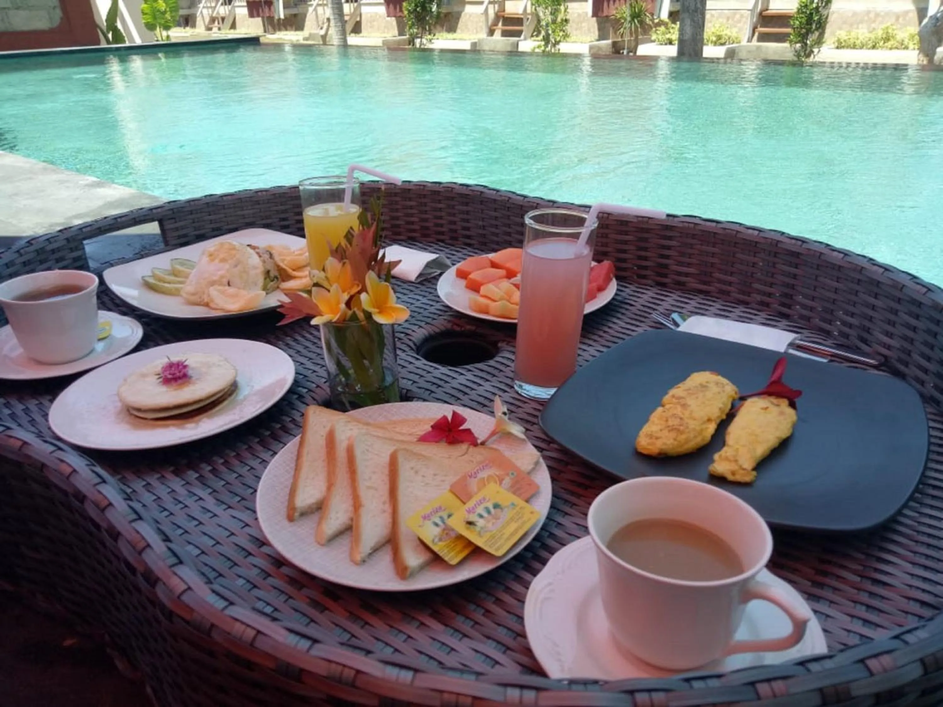 Swimming pool in Daghan Cottage Nusa Penida
