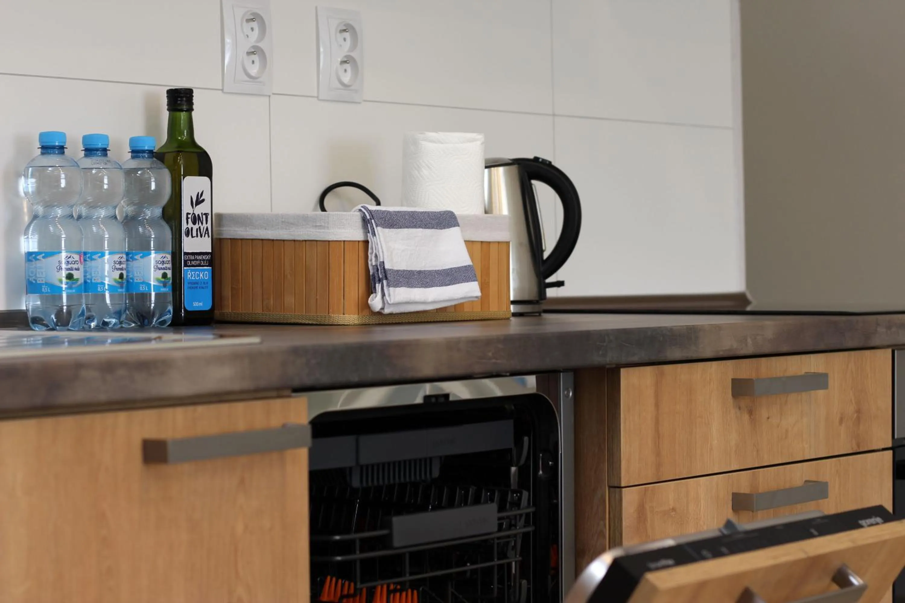 Kitchen or kitchenette in Apartmány v podhradí