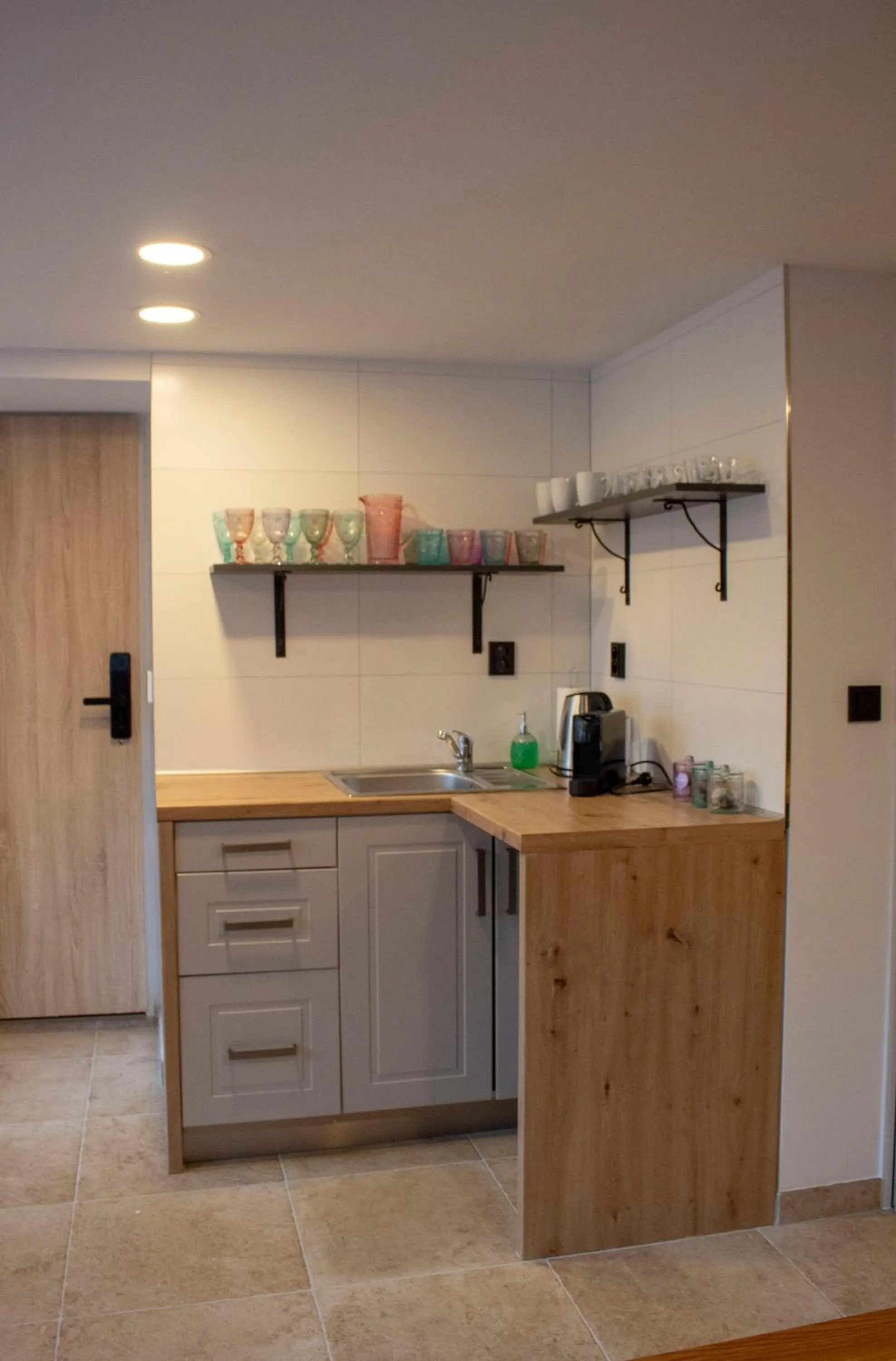 Kitchen or kitchenette in Apartmány v podhradí