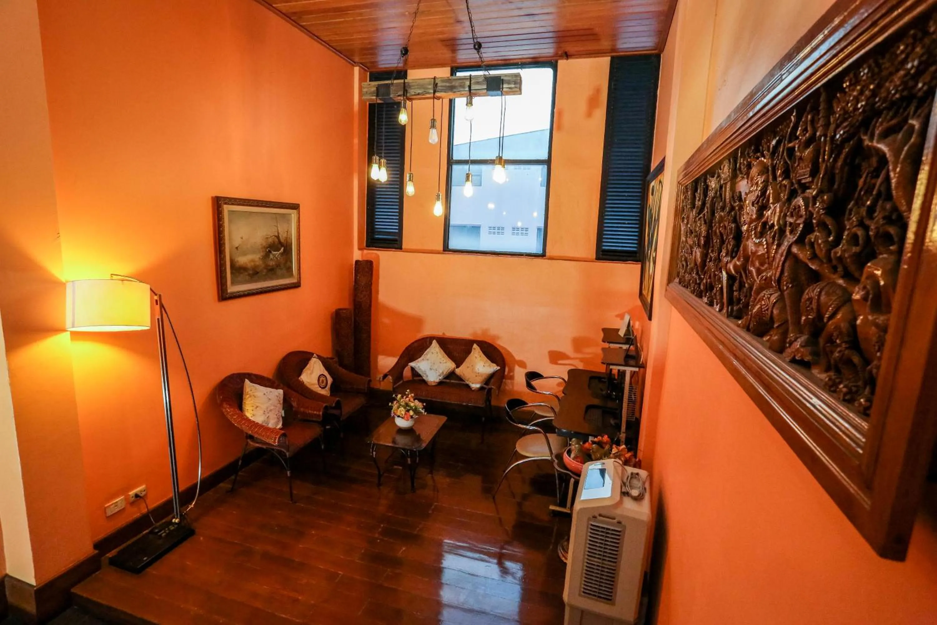 Seating area in PJR Chateau