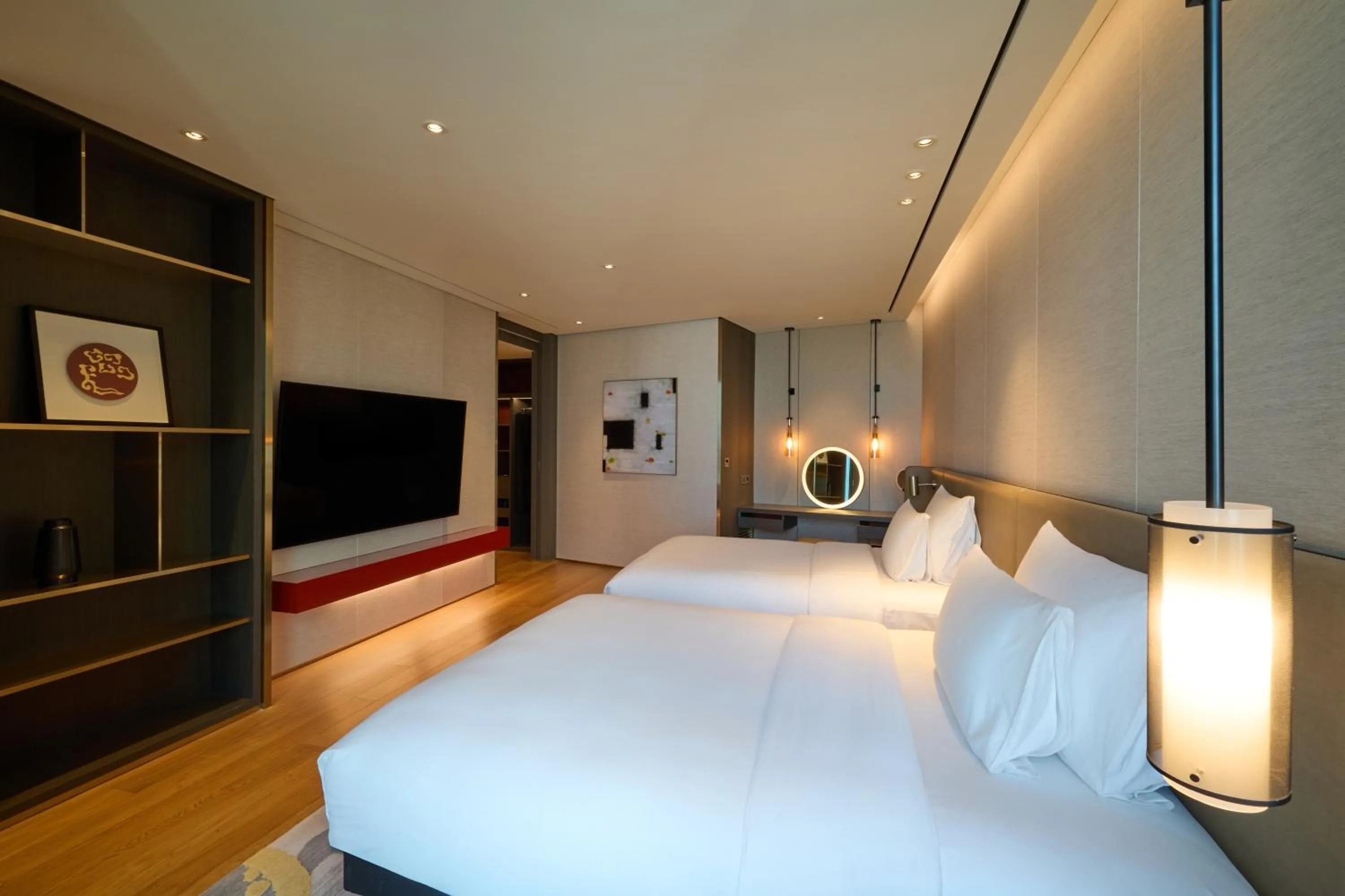 Bedroom, Bed in Grand Hyatt Jeju