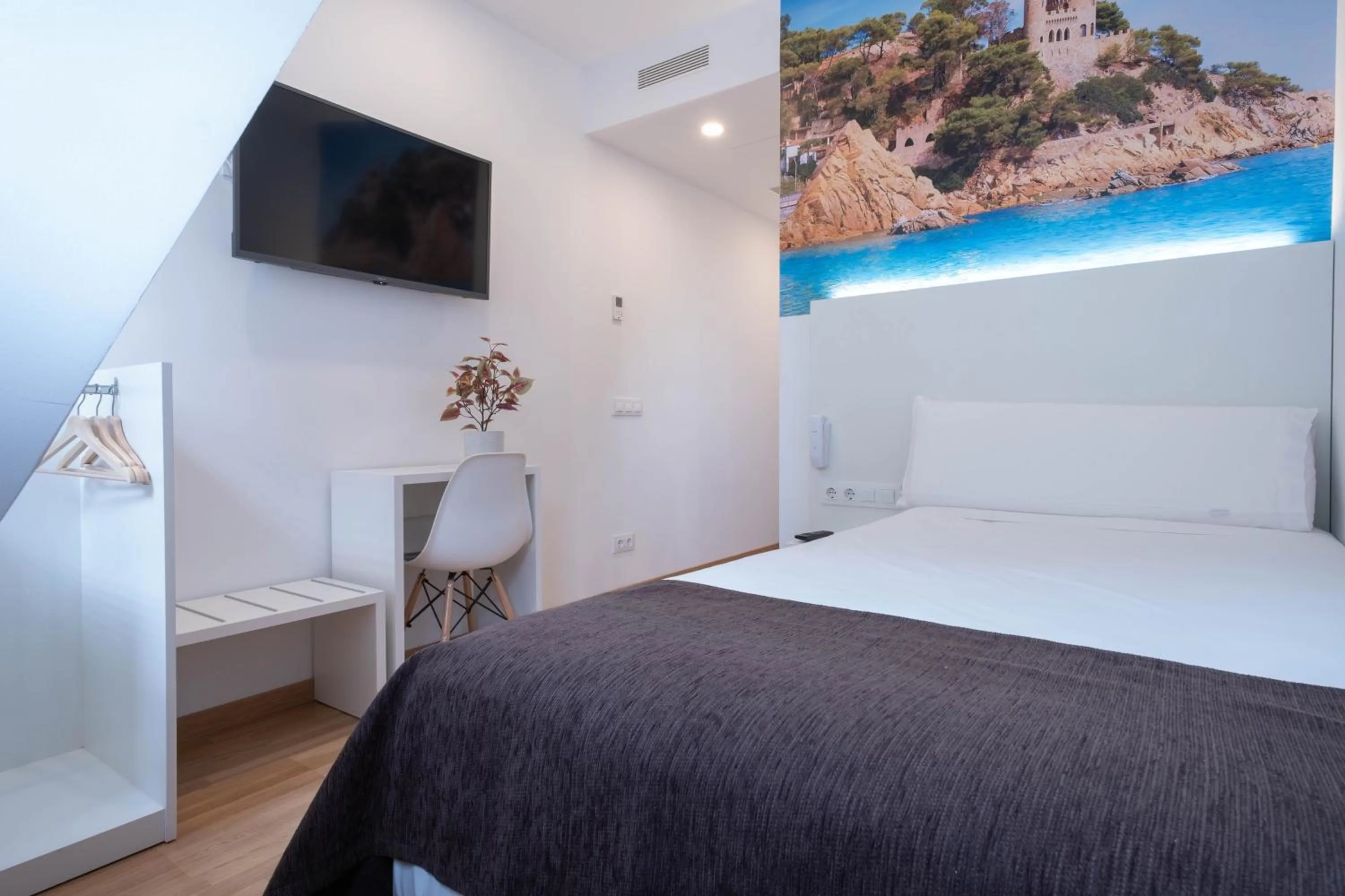 Bed in Hotel BESTPRICE Girona
