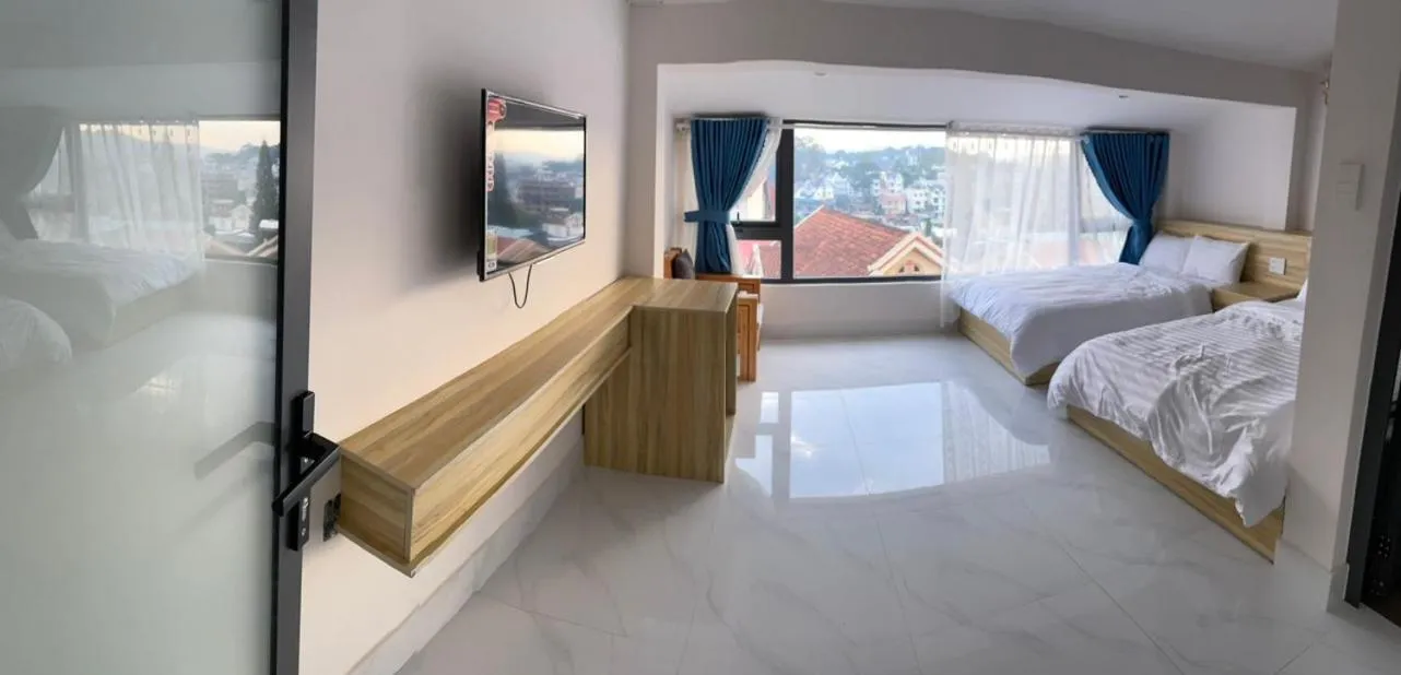 Bed in Thiên Thanh Hotel