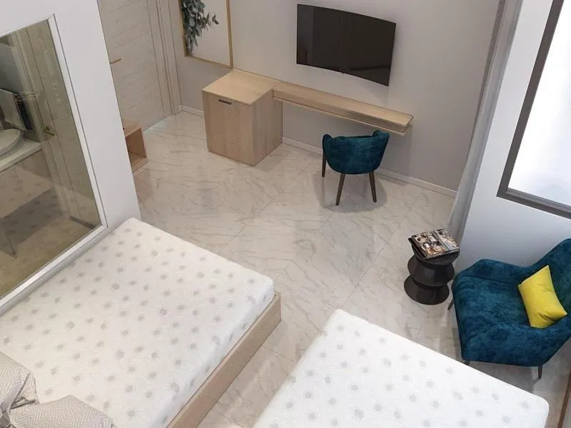 Bed in Thiên Thanh Hotel