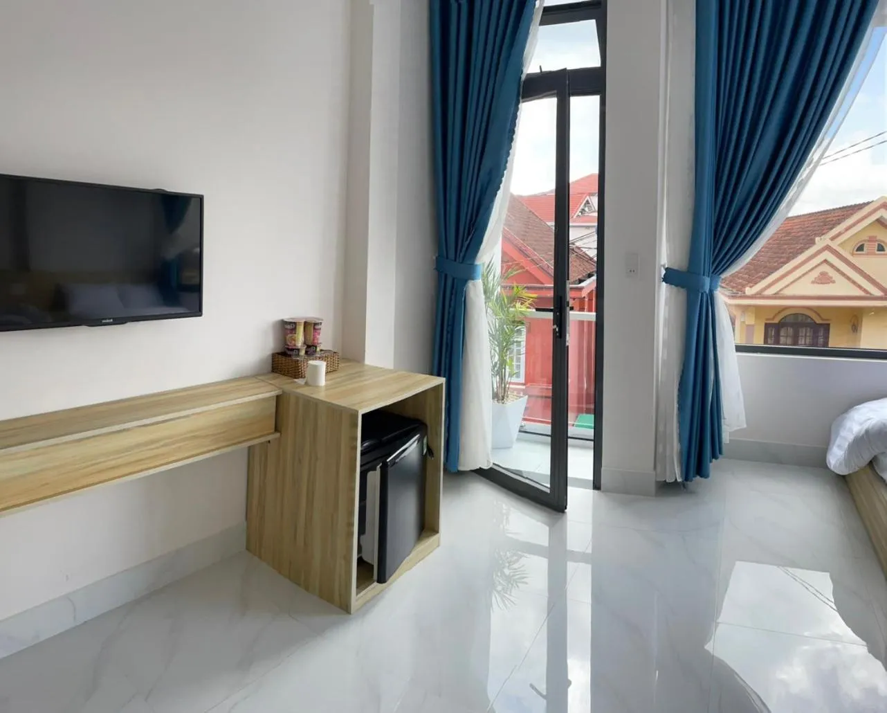 Bed in Thiên Thanh Hotel