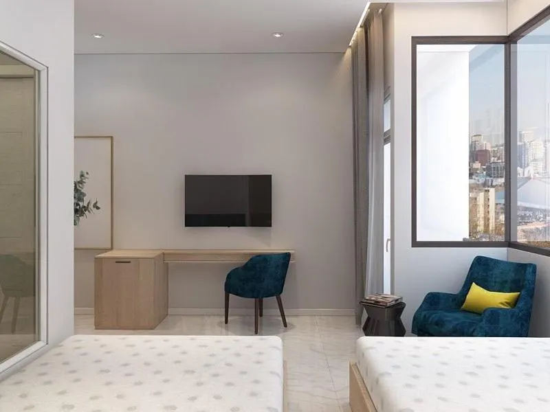 Bed in Thiên Thanh Hotel