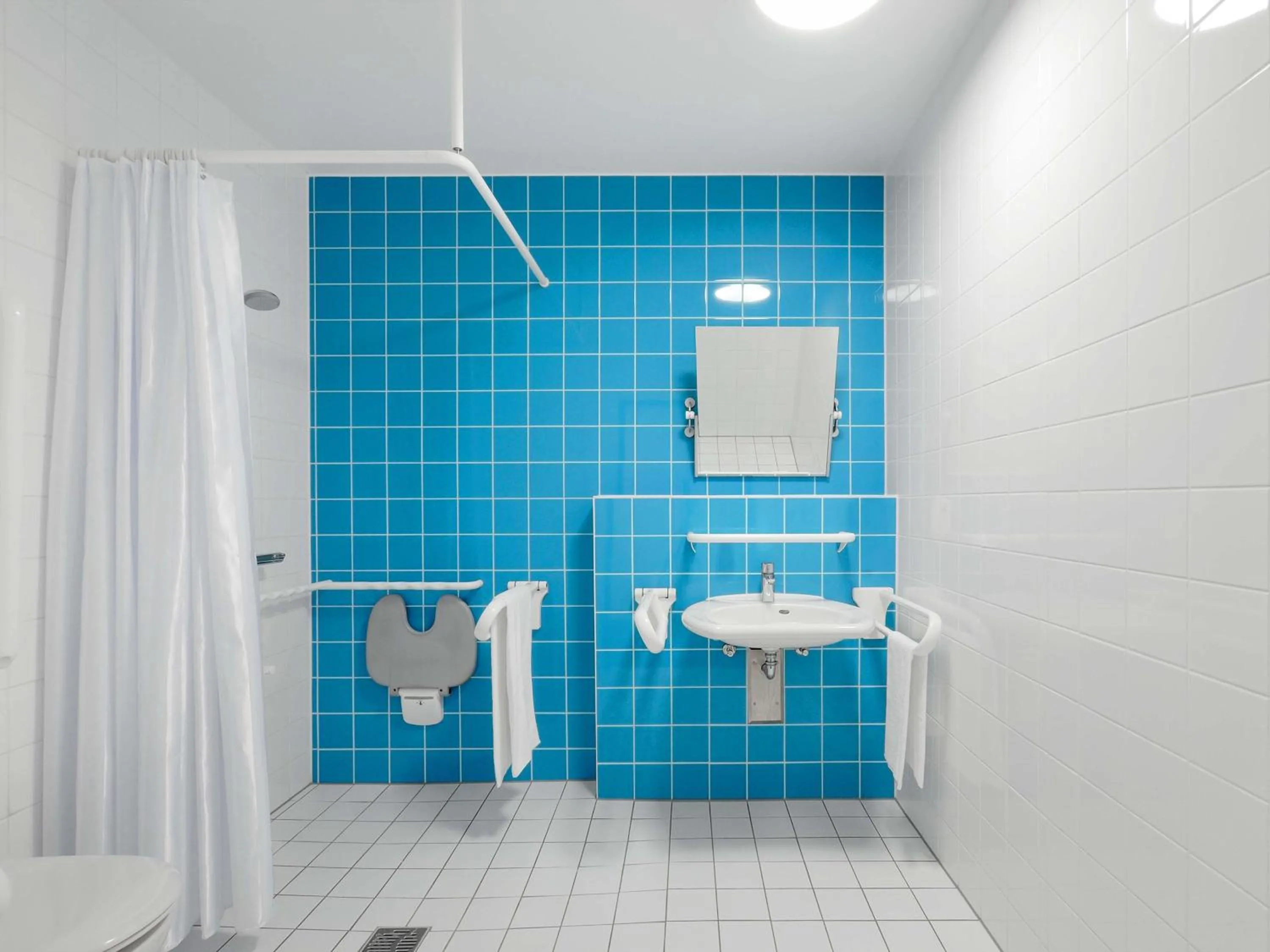 Bathroom in B&B Hotel Böblingen