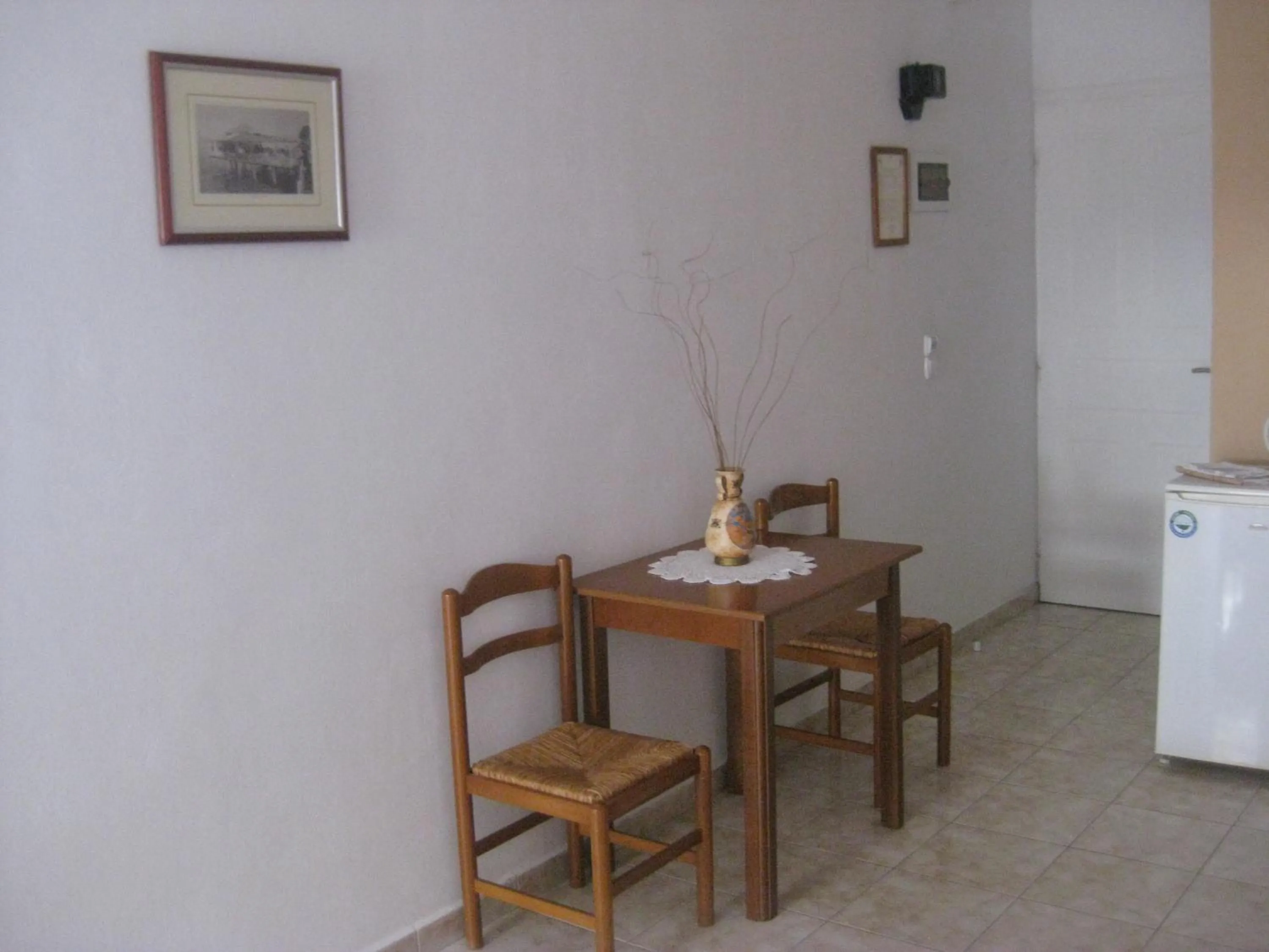 Dining area in Agalos Studios