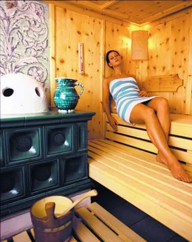 Sauna in Romantikhotel Almtalhof