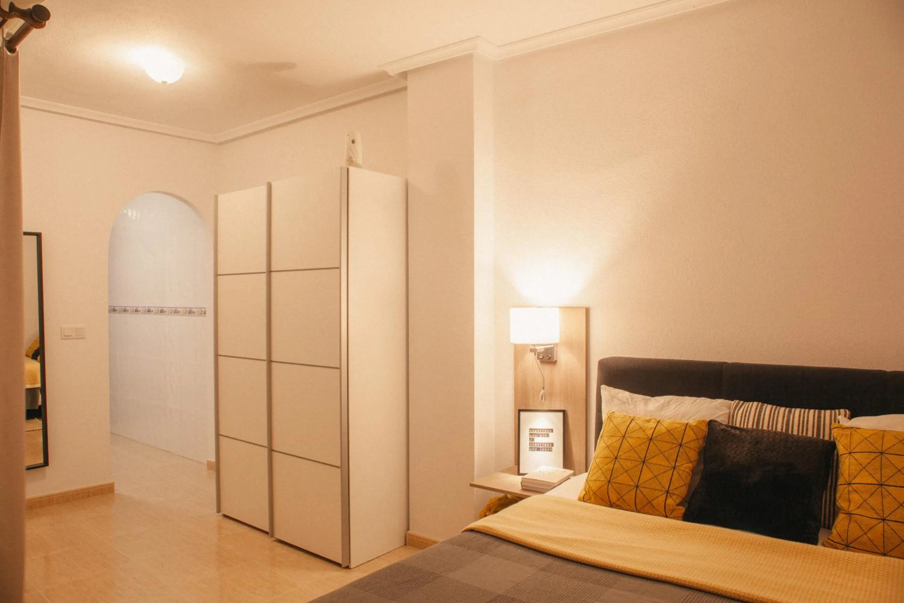 Bed in Aparthotel Costa Blanca