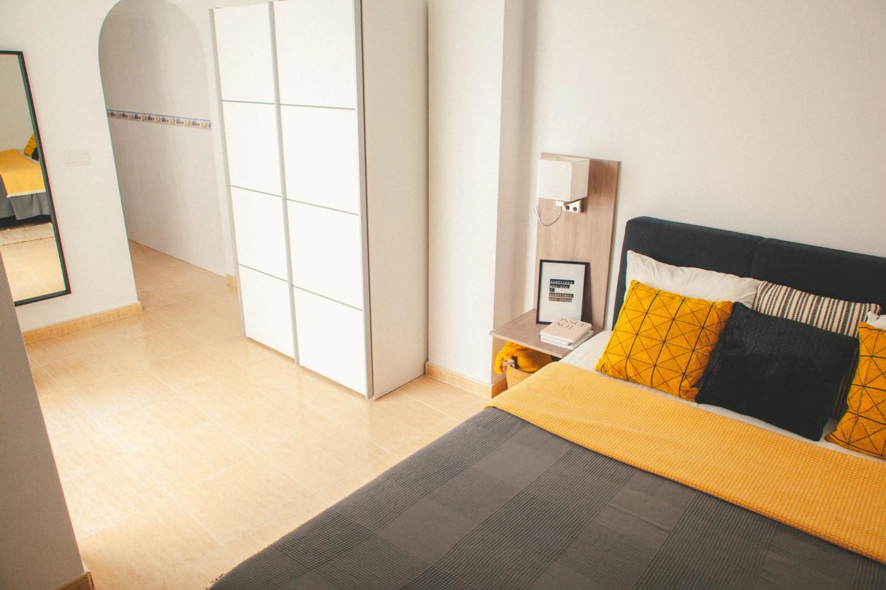 Bed in Aparthotel Costa Blanca