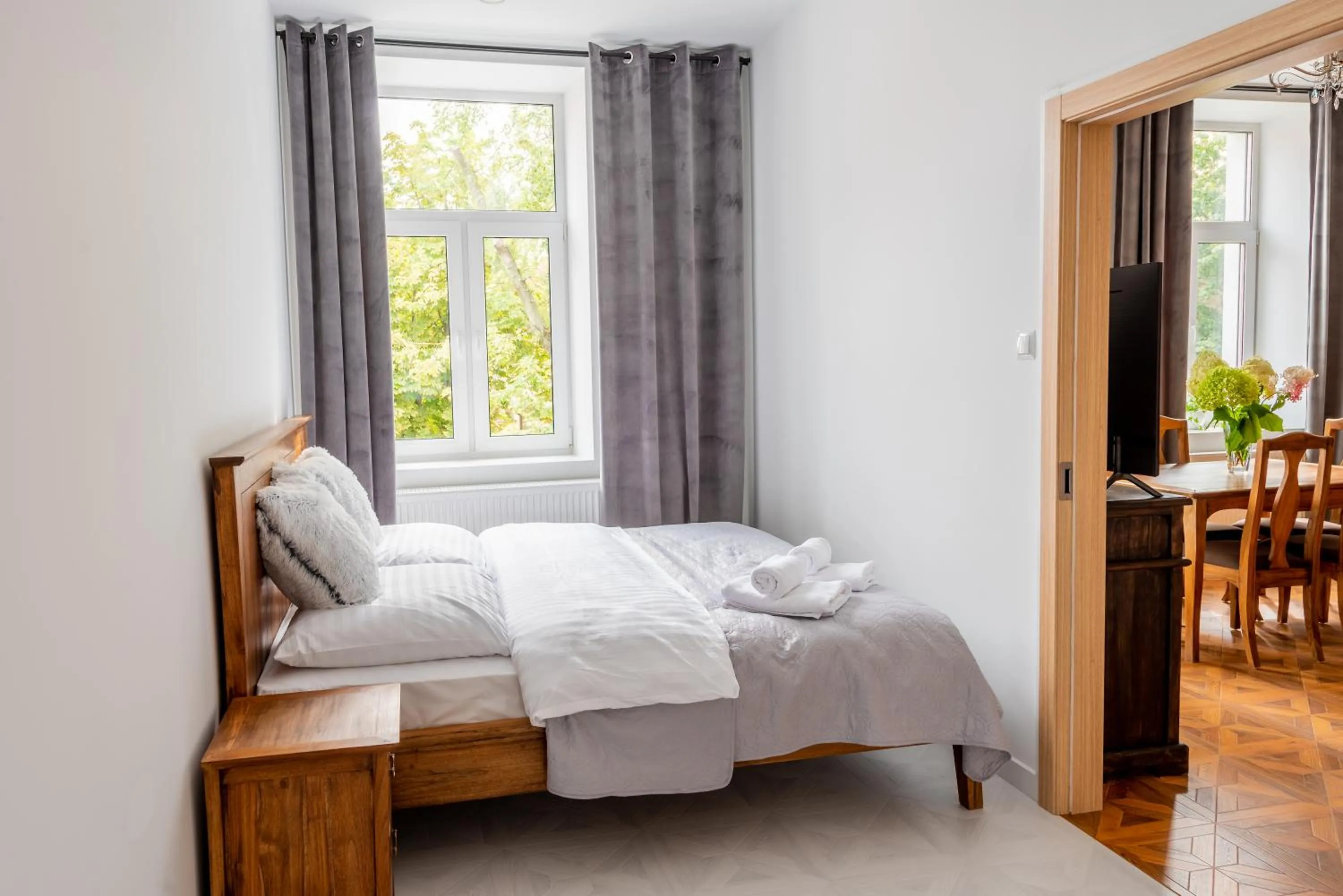 Bed in Kamienica Zamenhofa - Apartamenty na wynajem