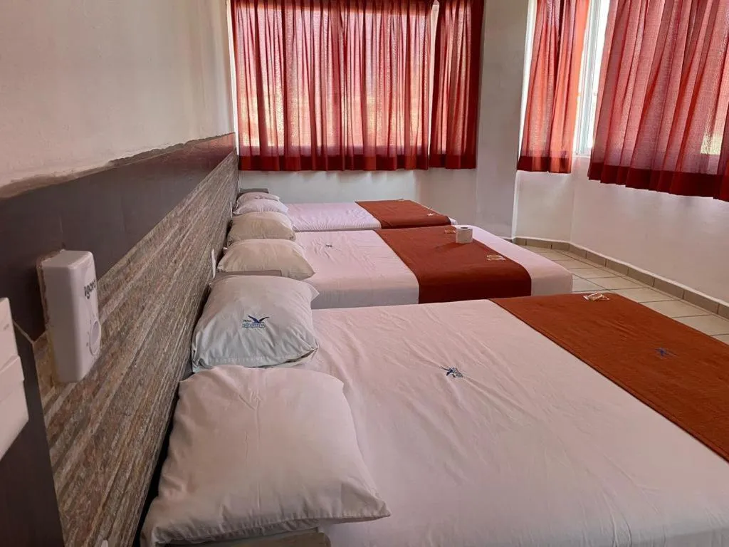 Bed in Hotel Albatros Peñita-Guayabitos Nayarit
