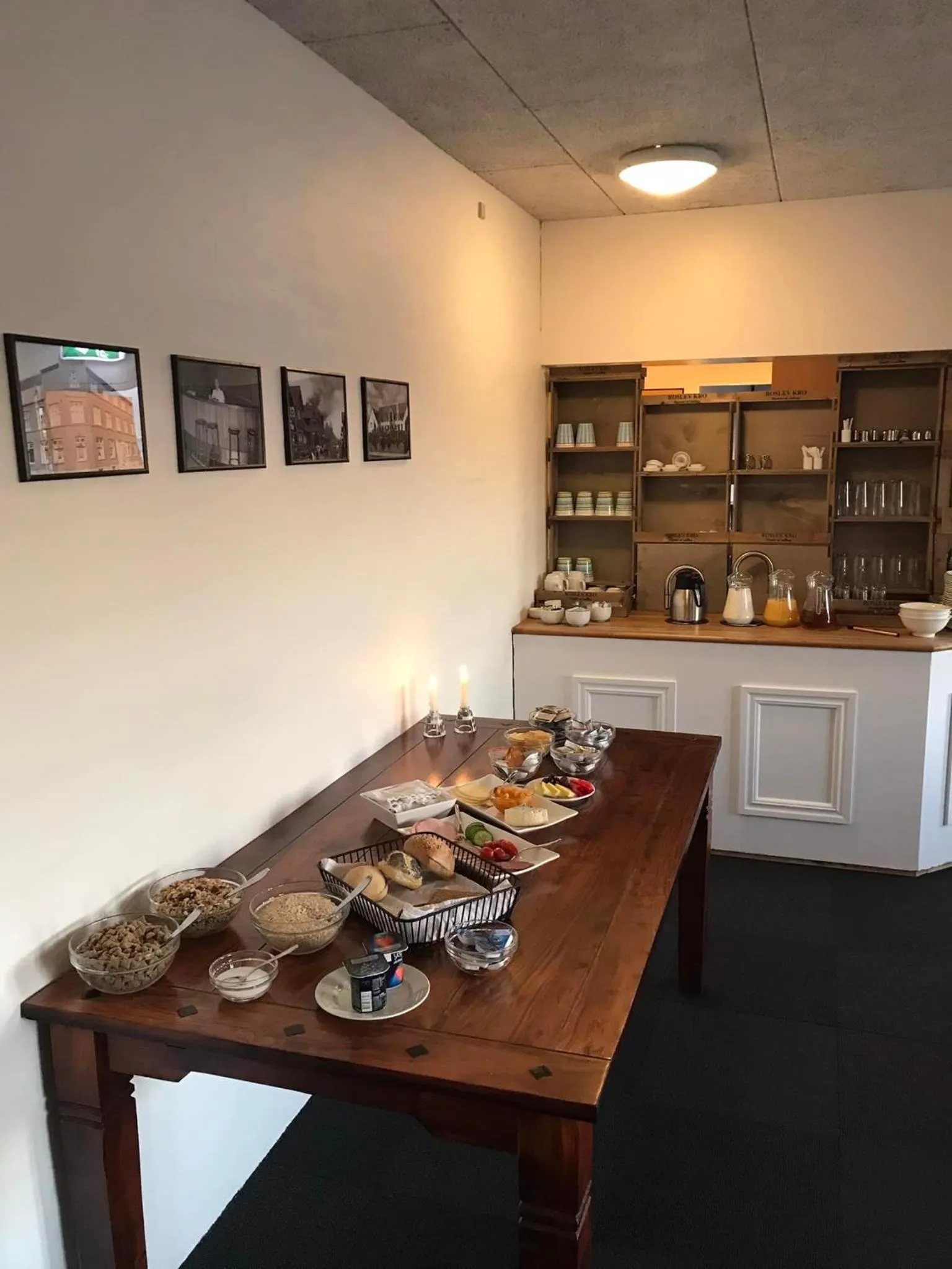 Dining area in Roslev Hus