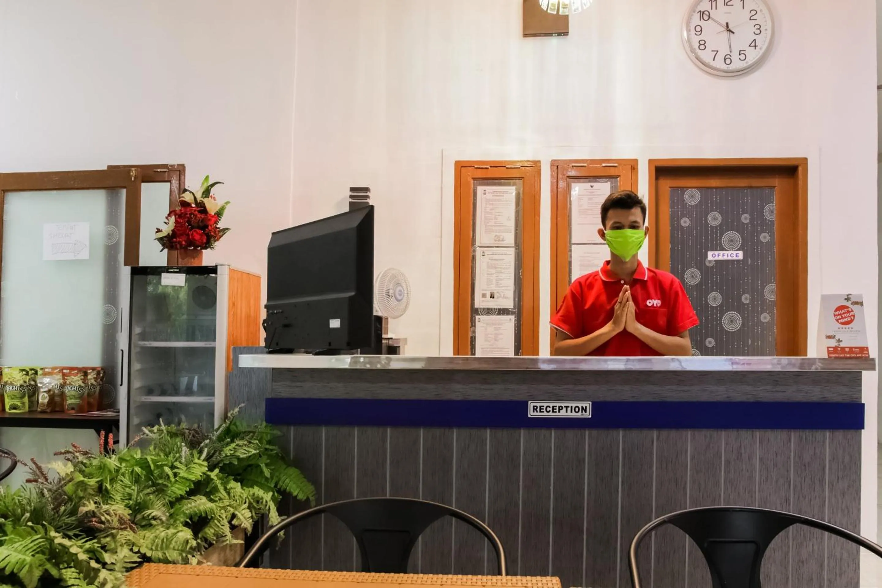 Lobby or reception in Hotel O Pa Baeng Baeng Near Rumah Sakit Faisal Formerly Guest House Cahaya 7296