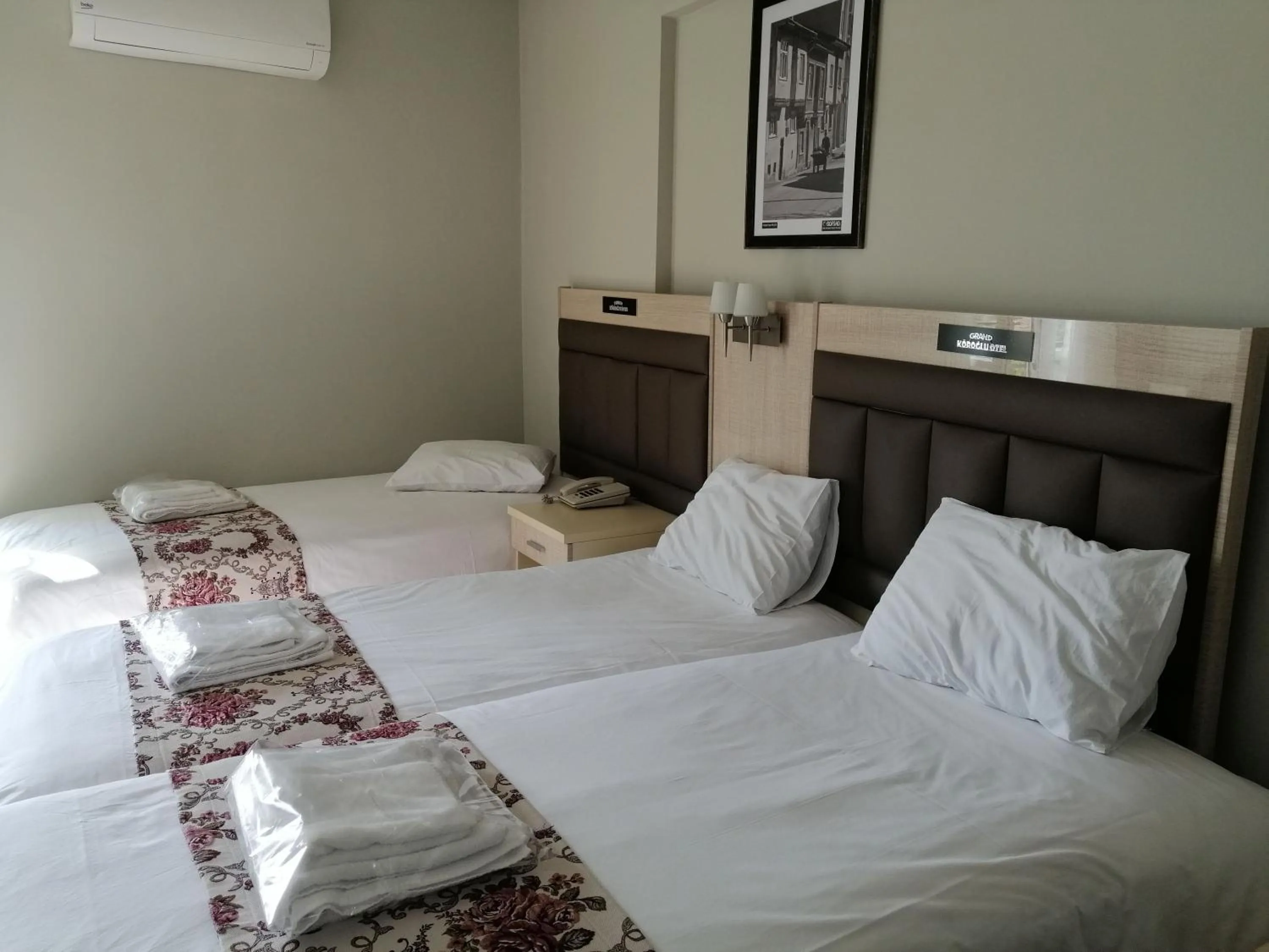 Bed in BOLU GRAND KÖROĞLU OTEL