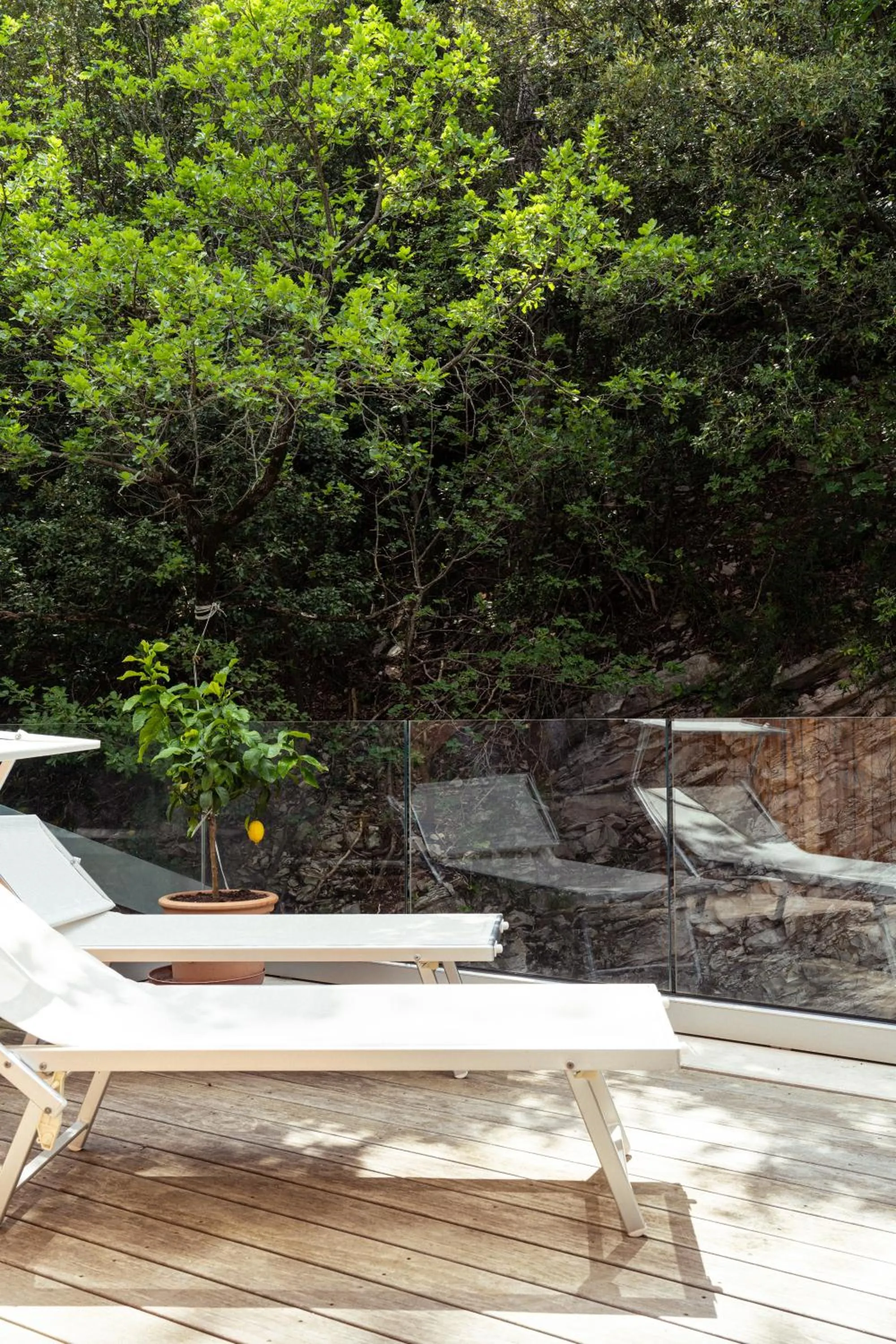 Patio in La Forestale Luxury Ecolodge - La Suite Royale