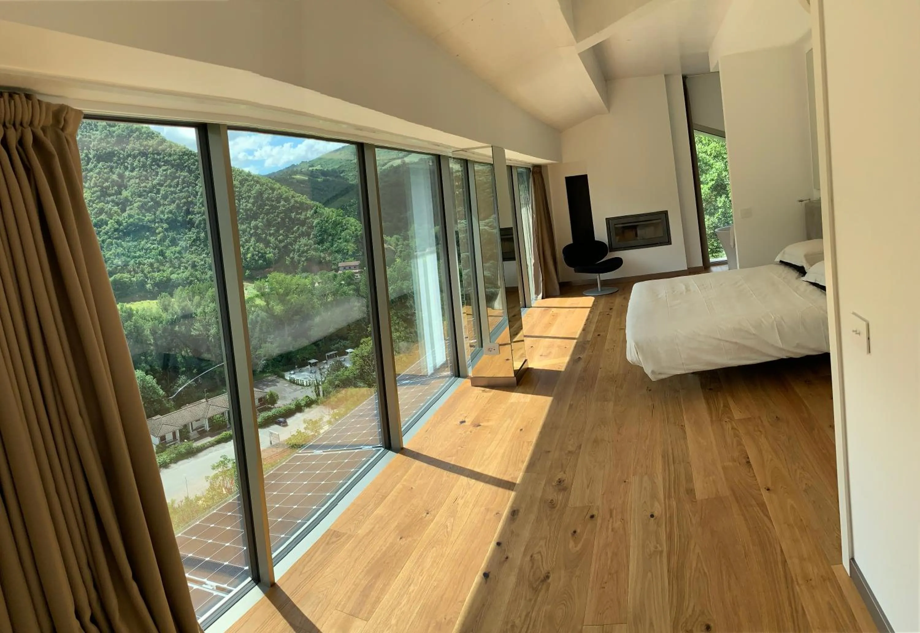 View (from property/room), Bed in La Forestale Luxury Ecolodge - La Suite Royale