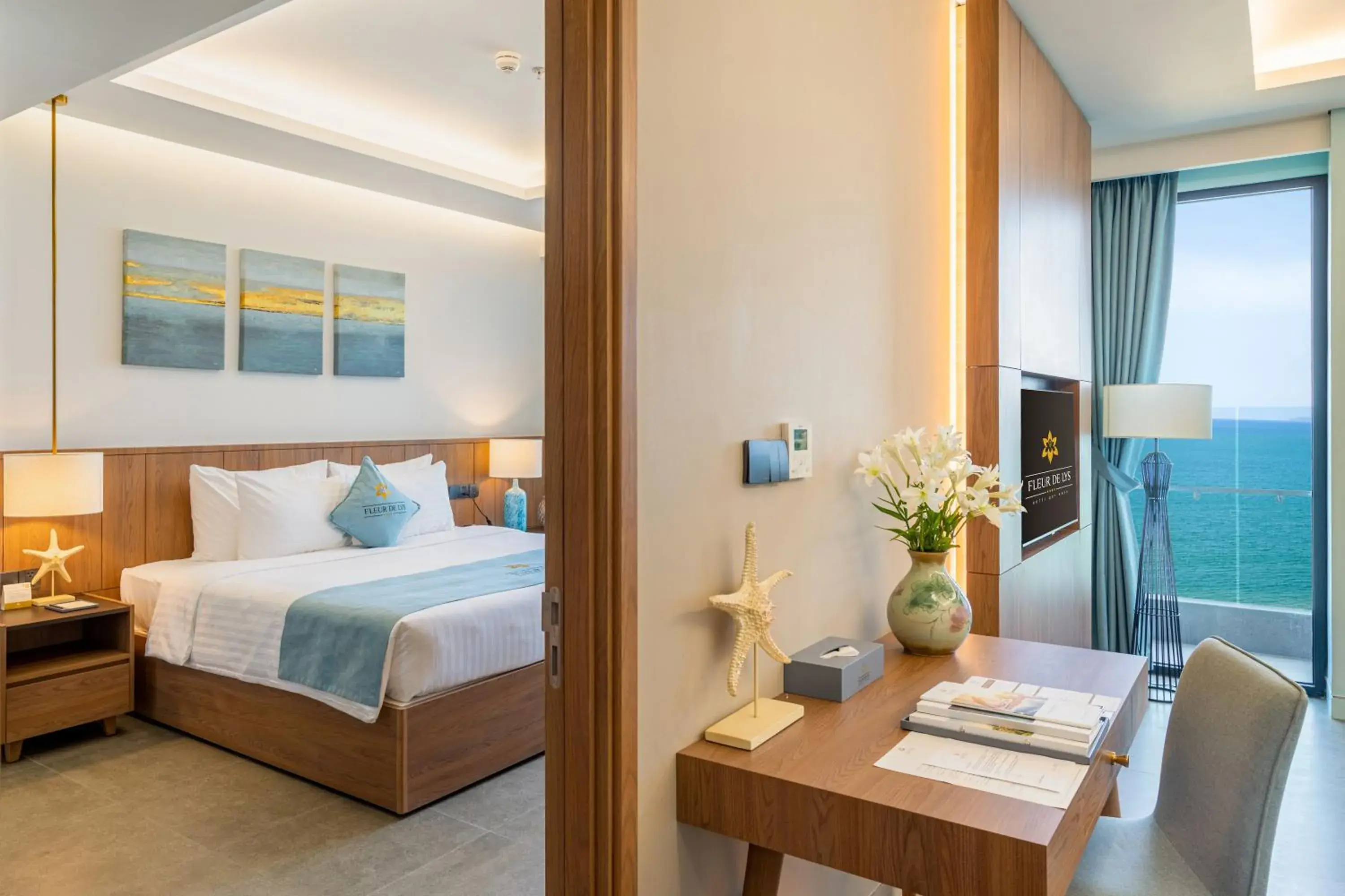 King Suite Ocean View with Balcony in Fleur de Lys Hotel Quy Nhon King Suite Ocean View with Balcony in Fleur de Lys Hotel Quy Nhon