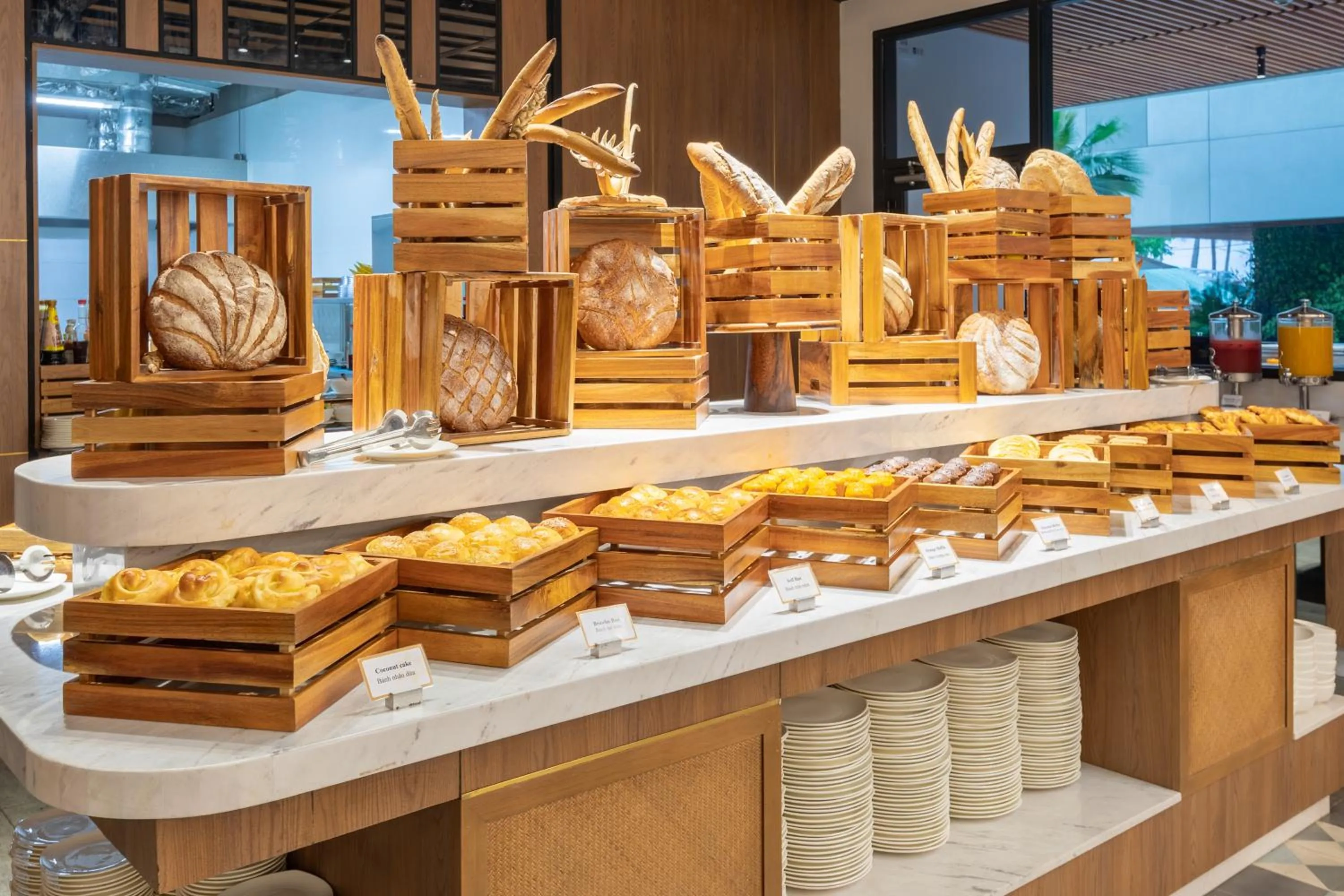 Buffet breakfast in Fleur de Lys Hotel Quy Nhon