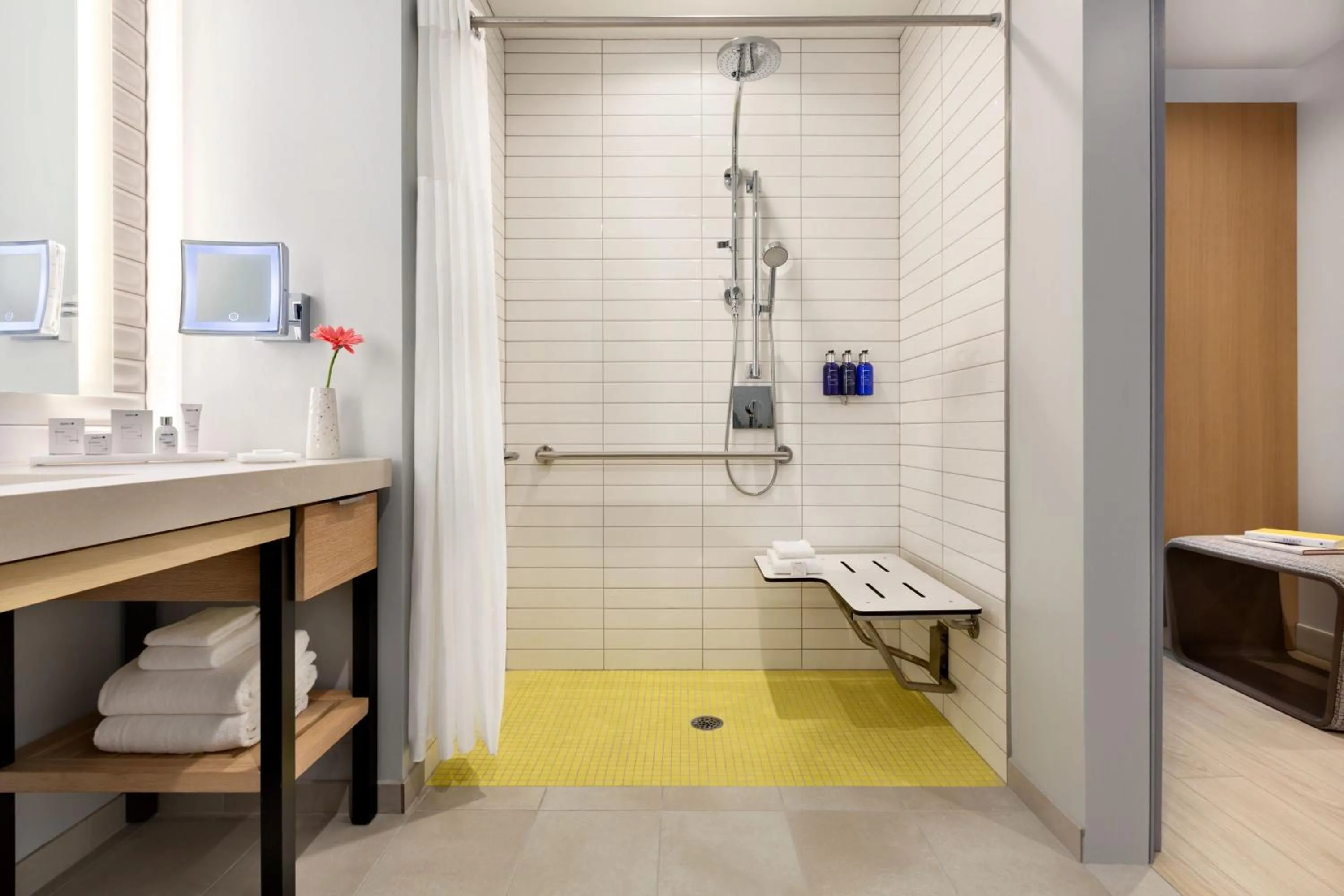 Bathroom in The Viv Hotel, Anaheim, a Tribute Portfolio Hotel