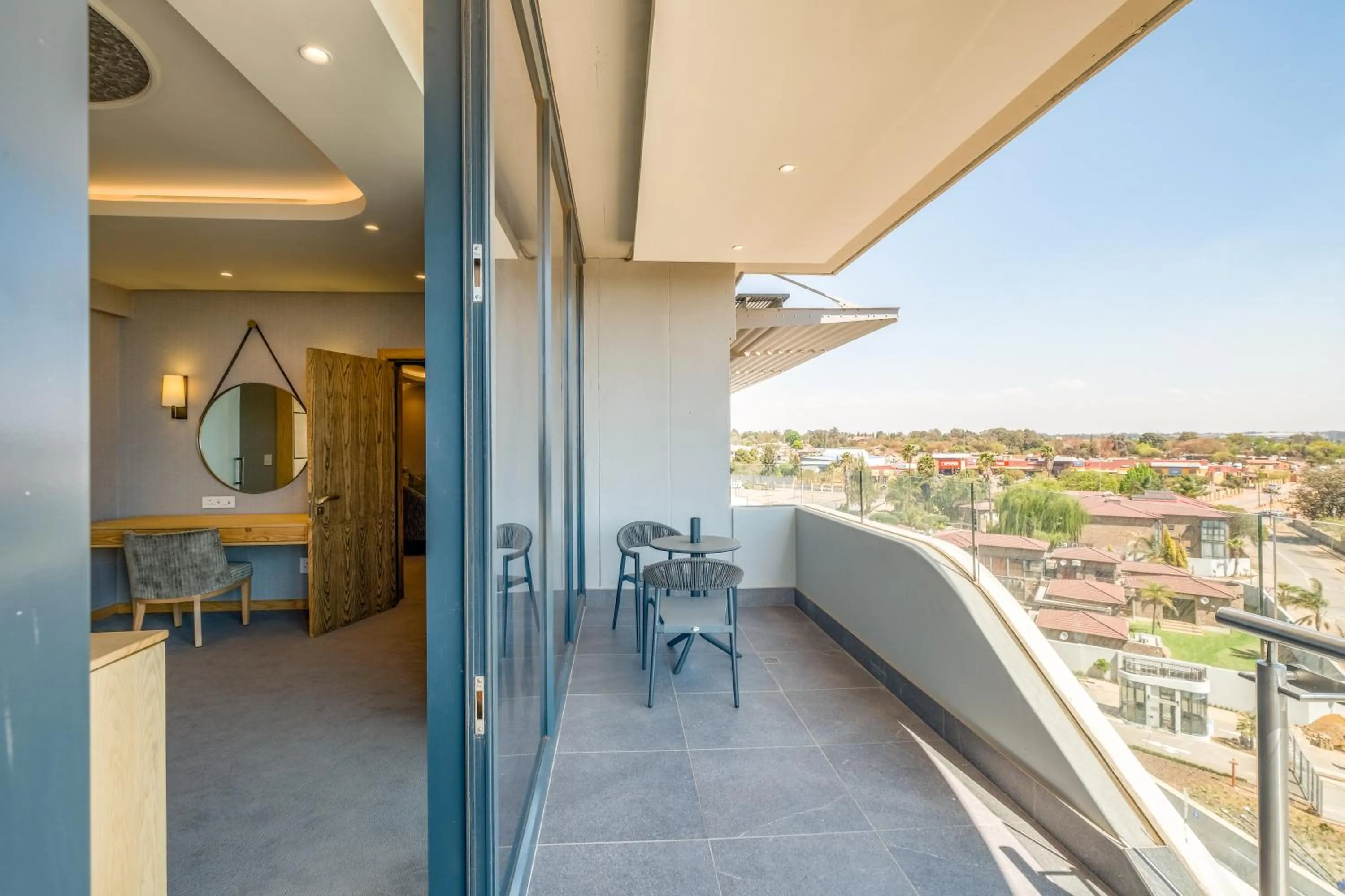 Balcony/Terrace in Radisson Hotel and Convention Centre OR Tambo Airport