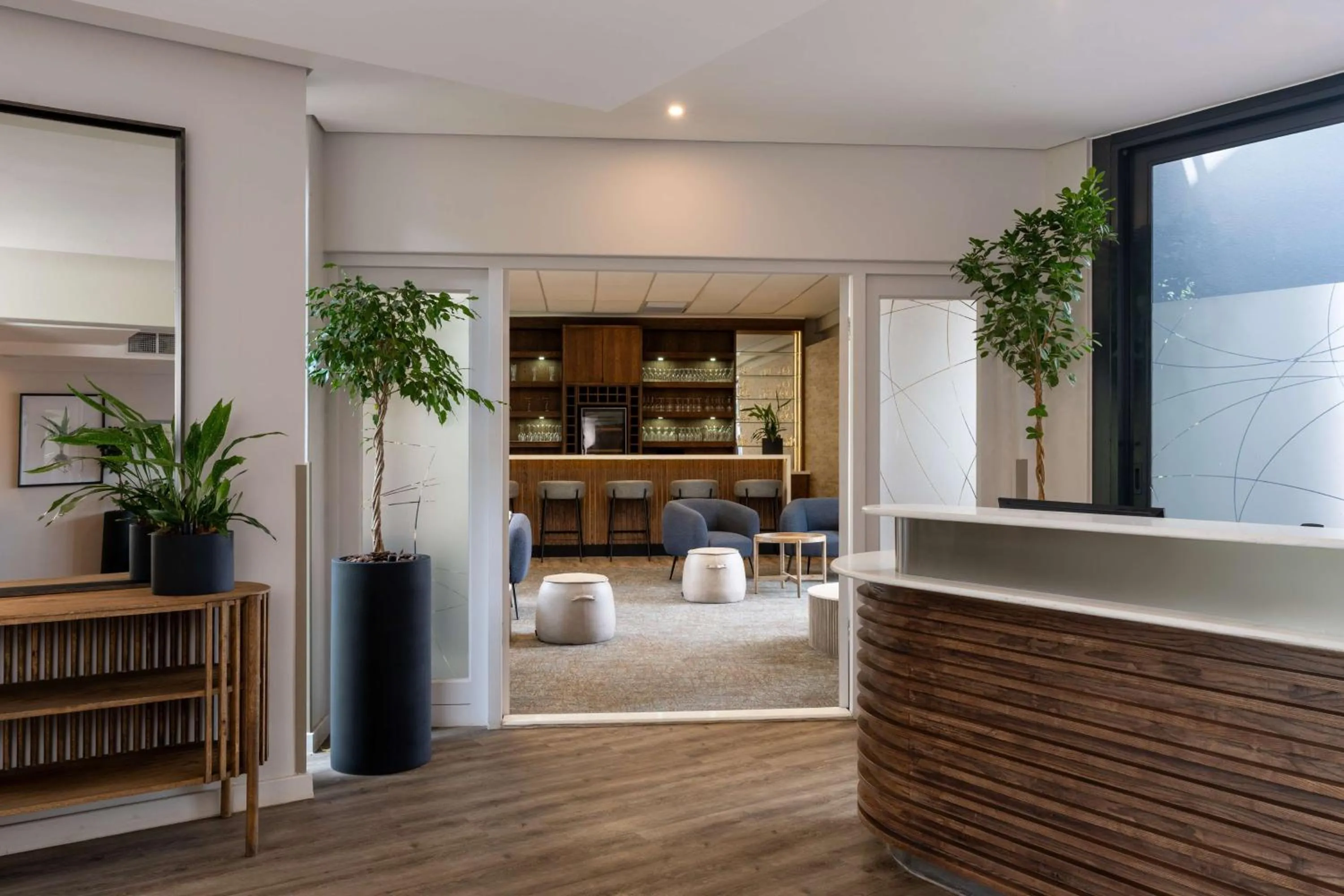 Lobby or reception in Radisson Hotel and Convention Centre OR Tambo Airport