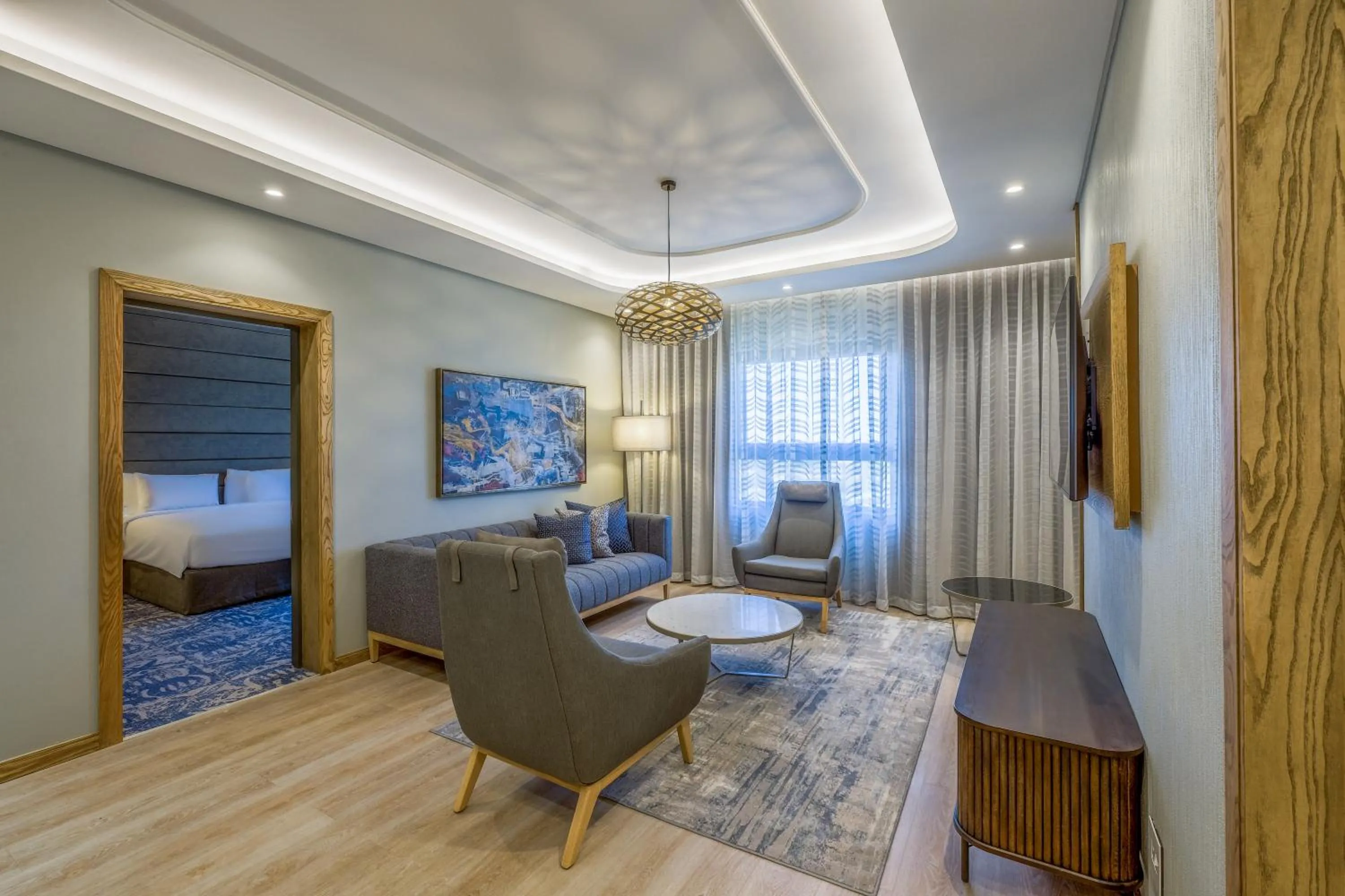 Seating area in Radisson Hotel and Convention Centre OR Tambo Airport