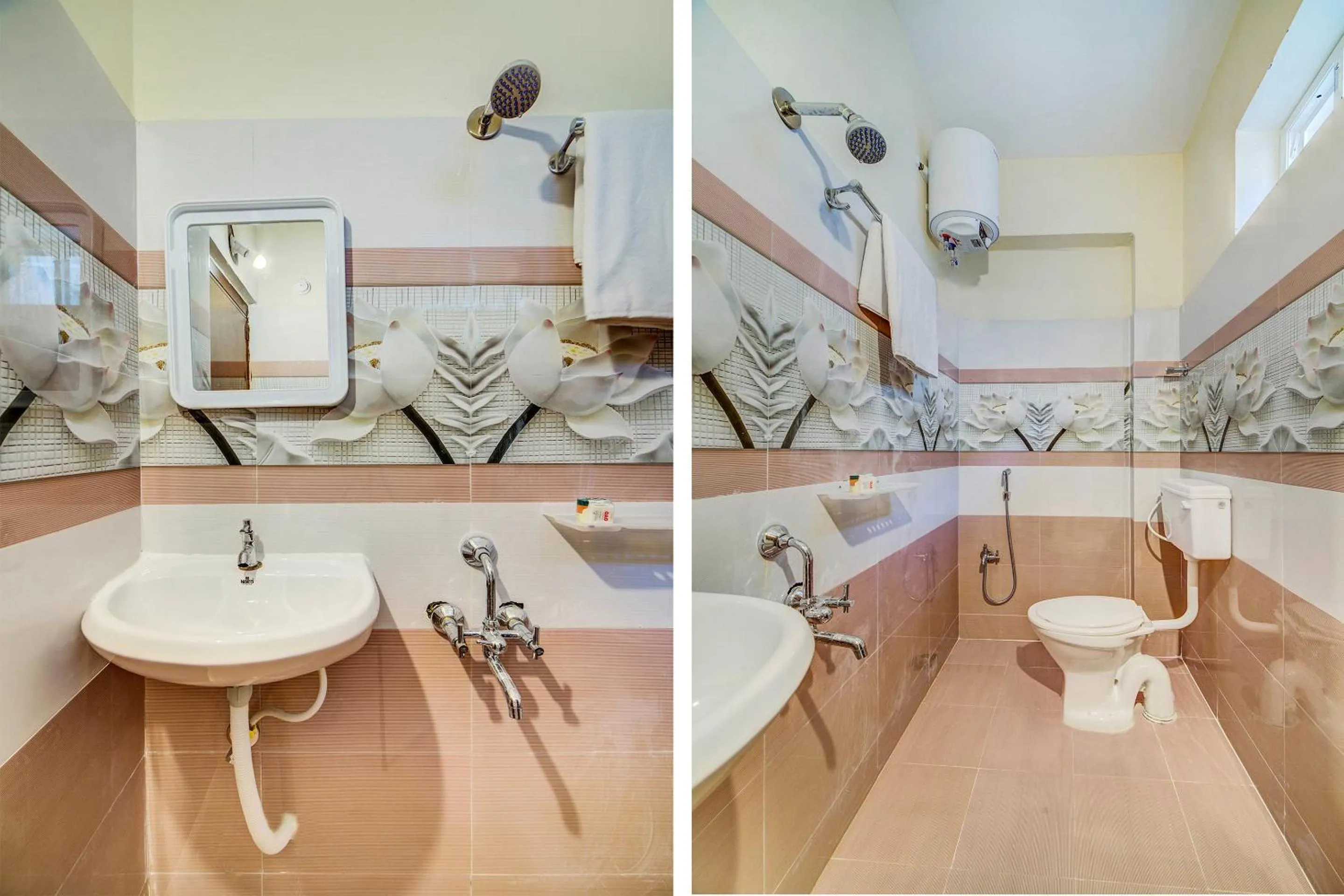 Bathroom in Hotel O JV Colony Near KFC Gachibowli