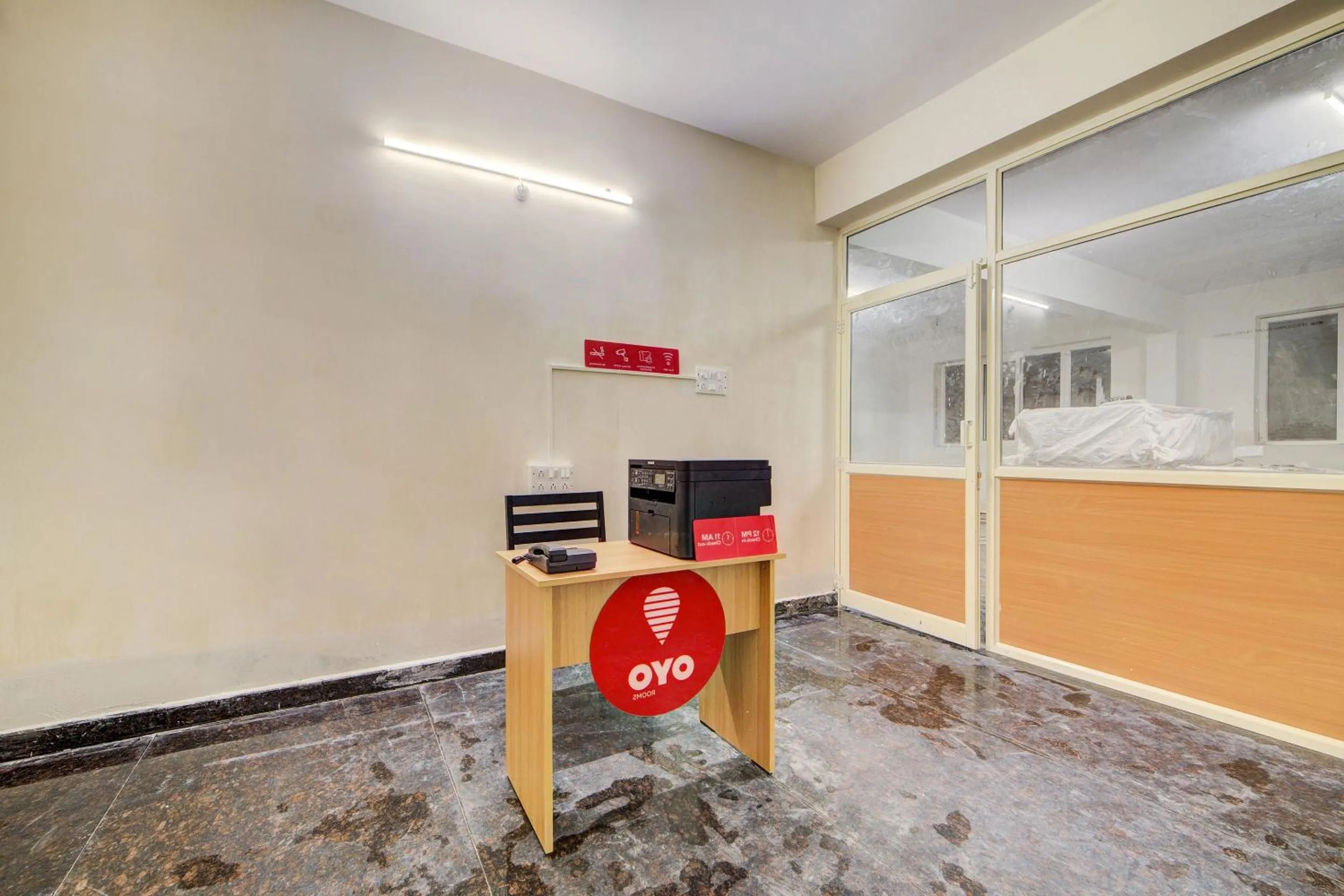 Lobby or reception in Hotel O JV Colony Near KFC Gachibowli