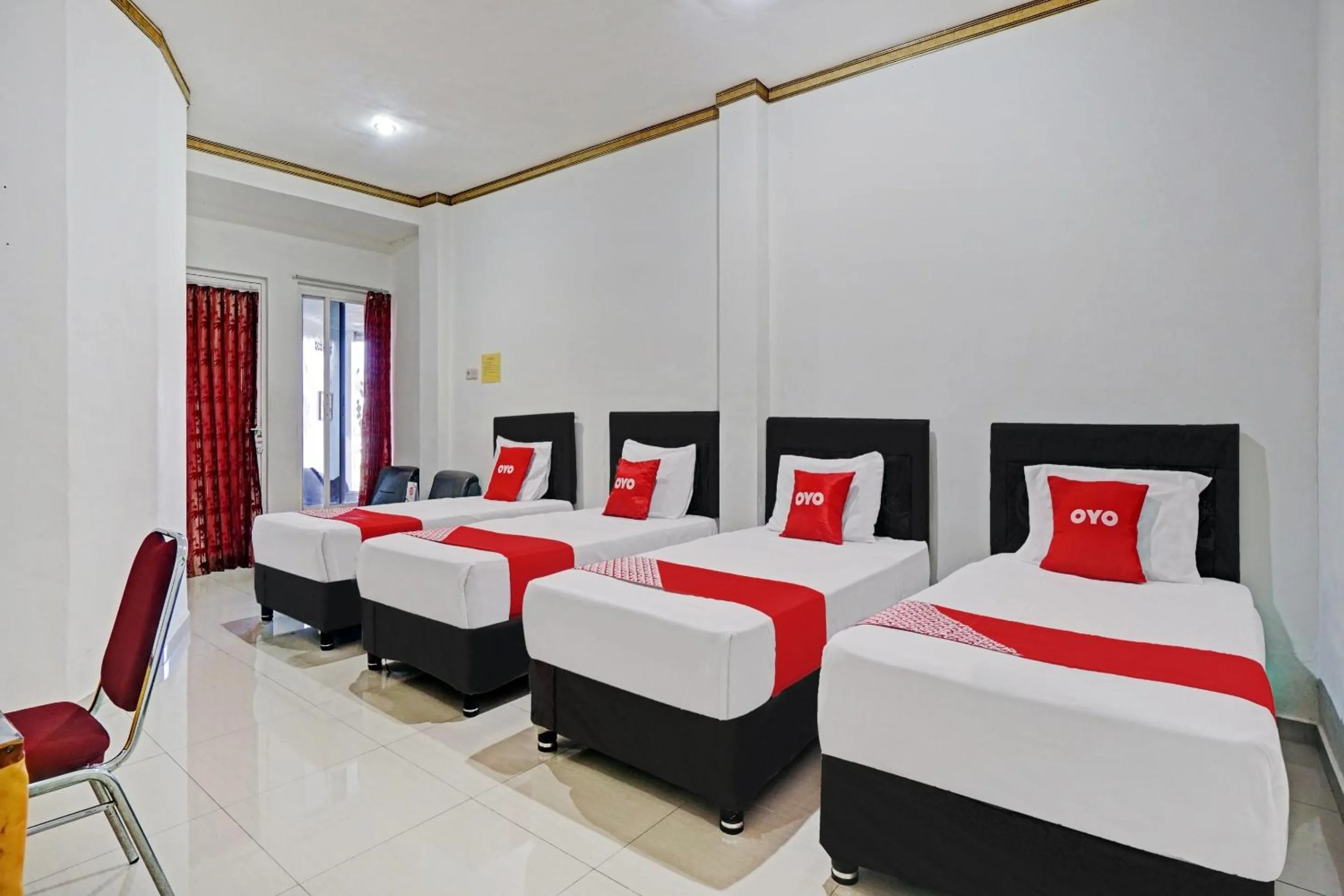 Bedroom, Bed in Hotel O Victory