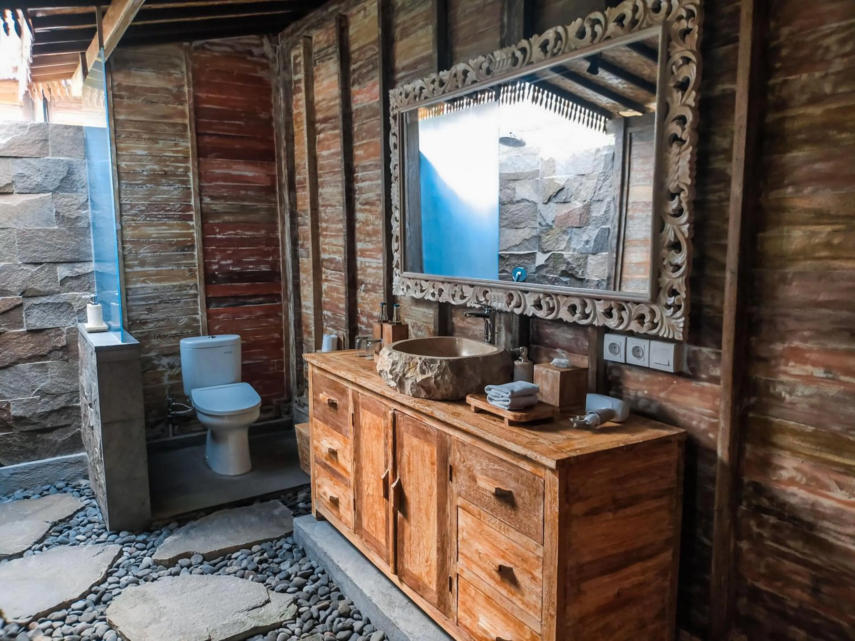 Bathroom in Aswanaya Villas Ubud