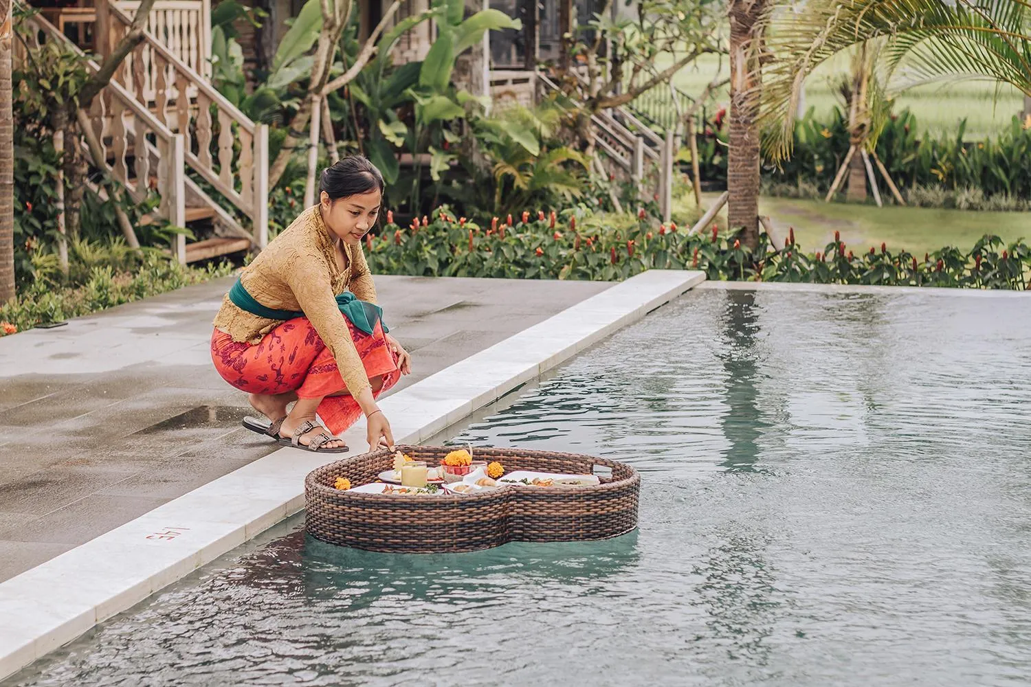 Food and drinks in Aswanaya Villas Ubud