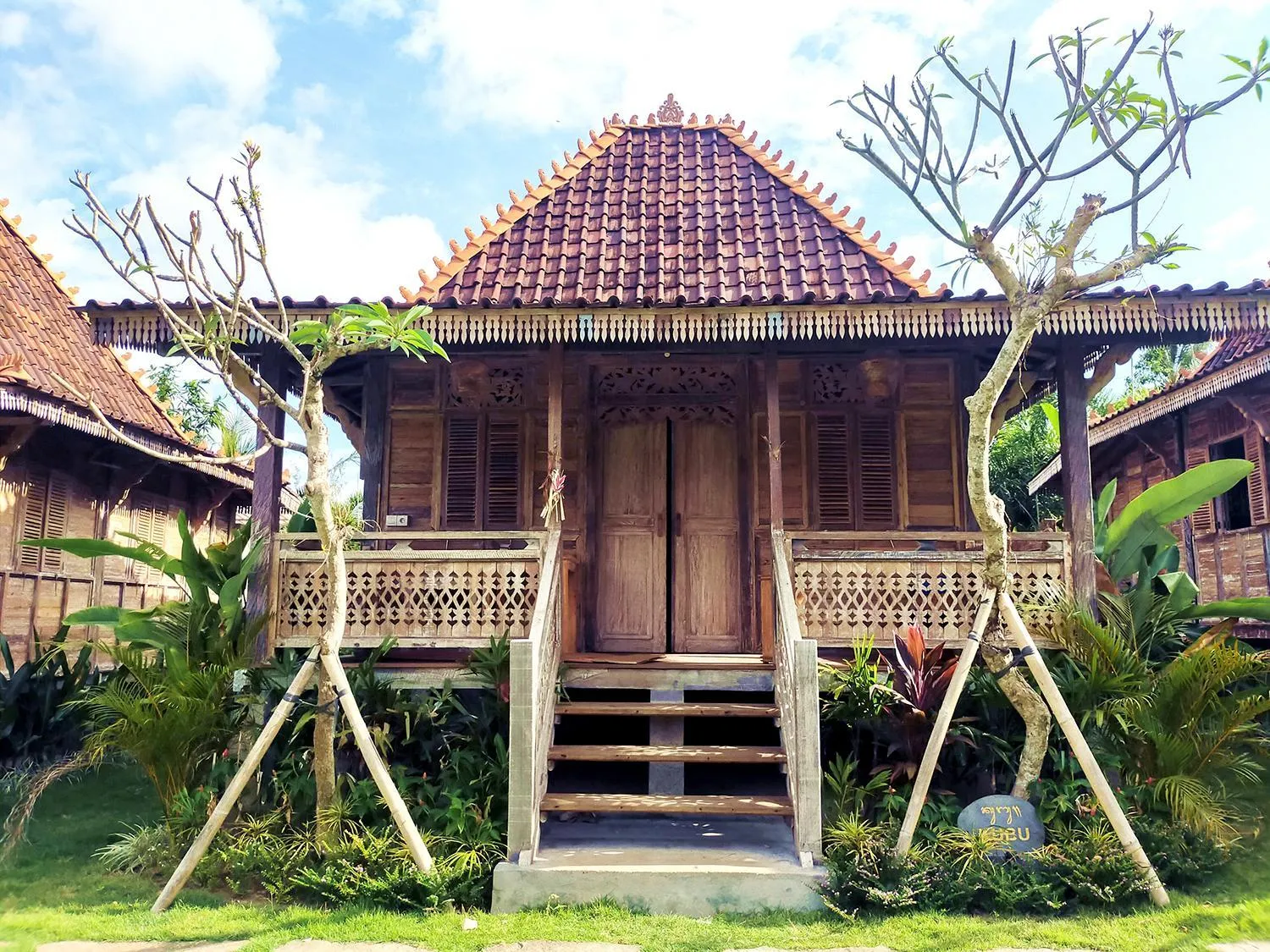 Seating area in Aswanaya Villas Ubud