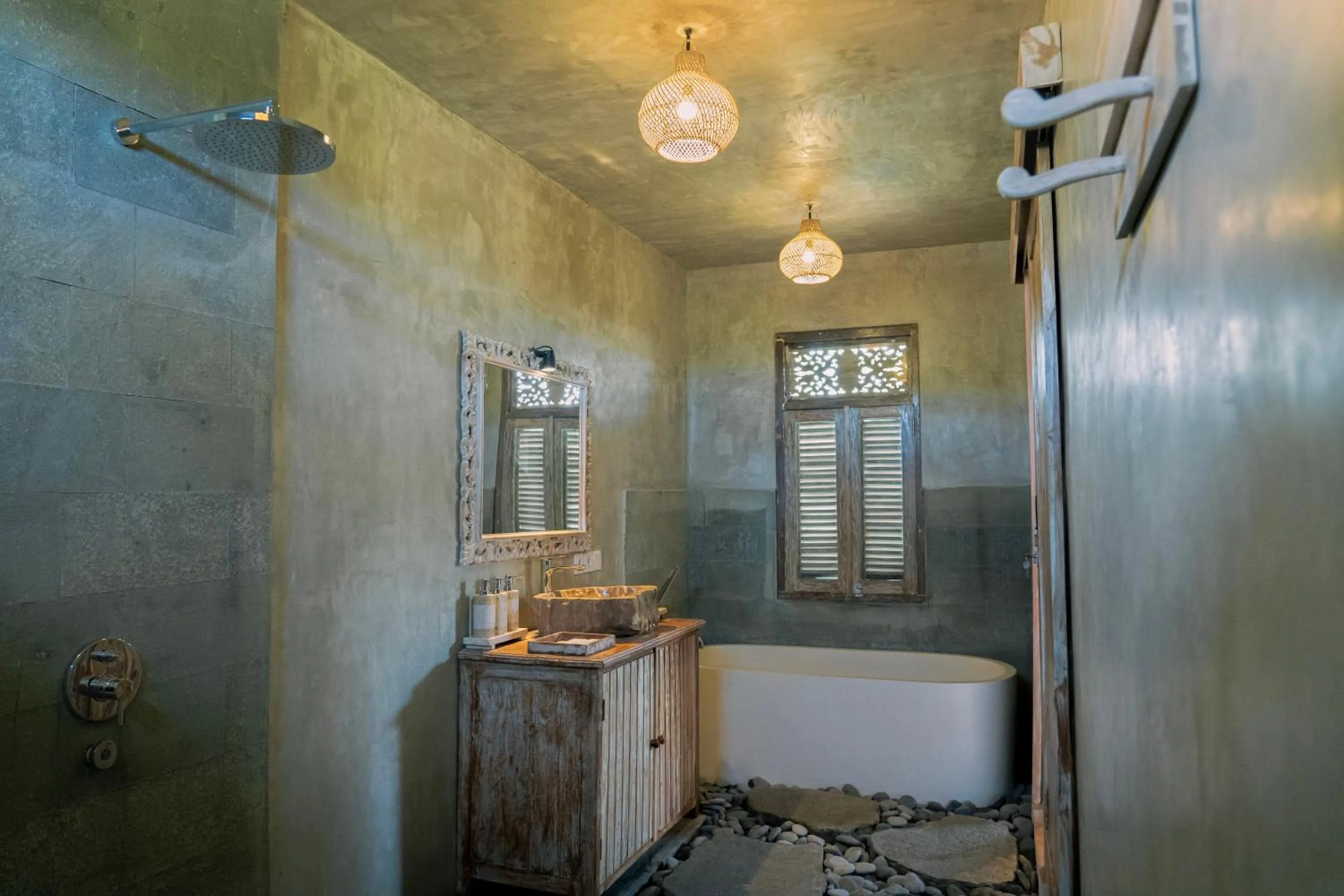 Bathroom in Aswanaya Villas Ubud