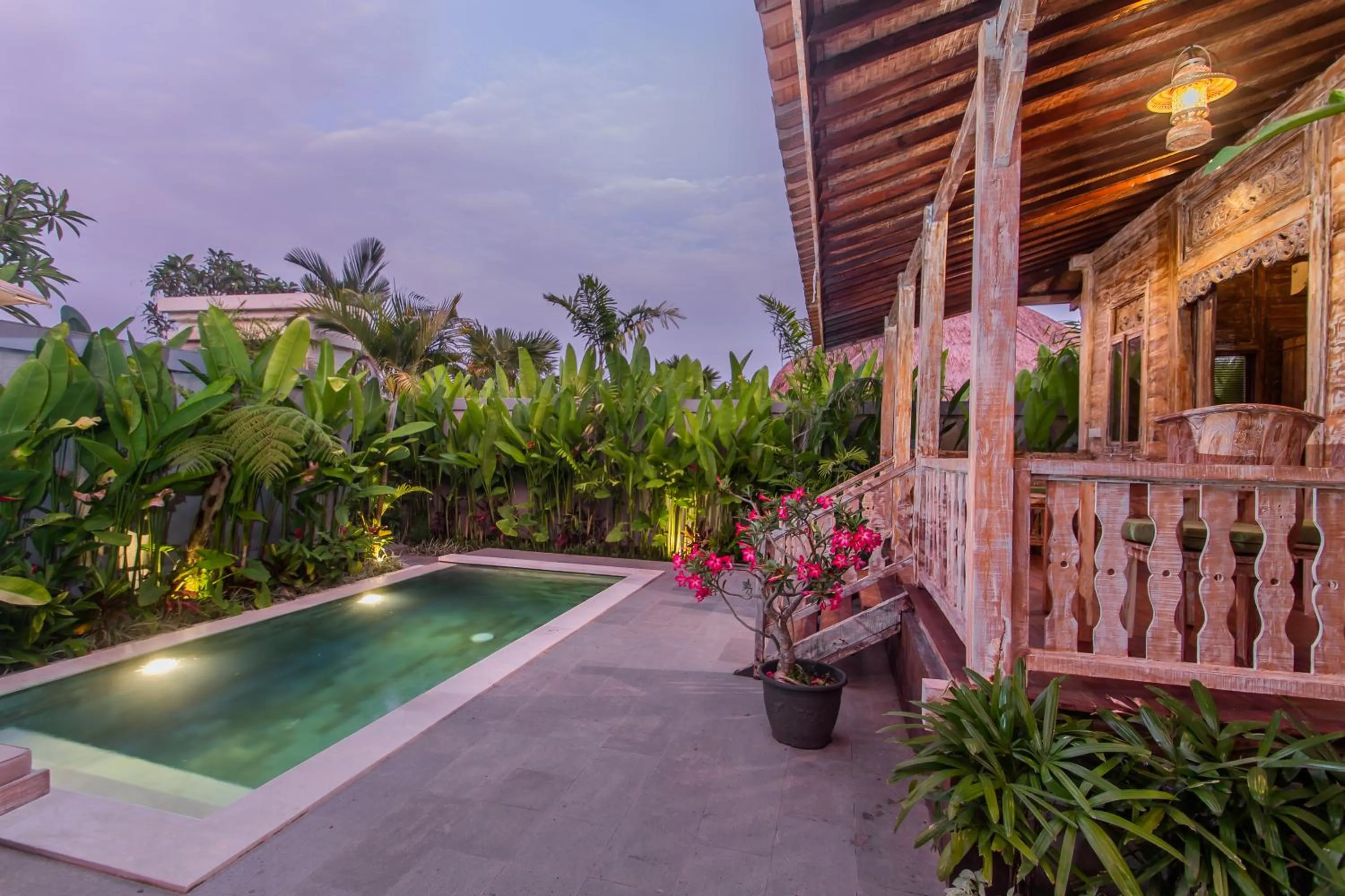 Balcony/Terrace in Aswanaya Villas Ubud