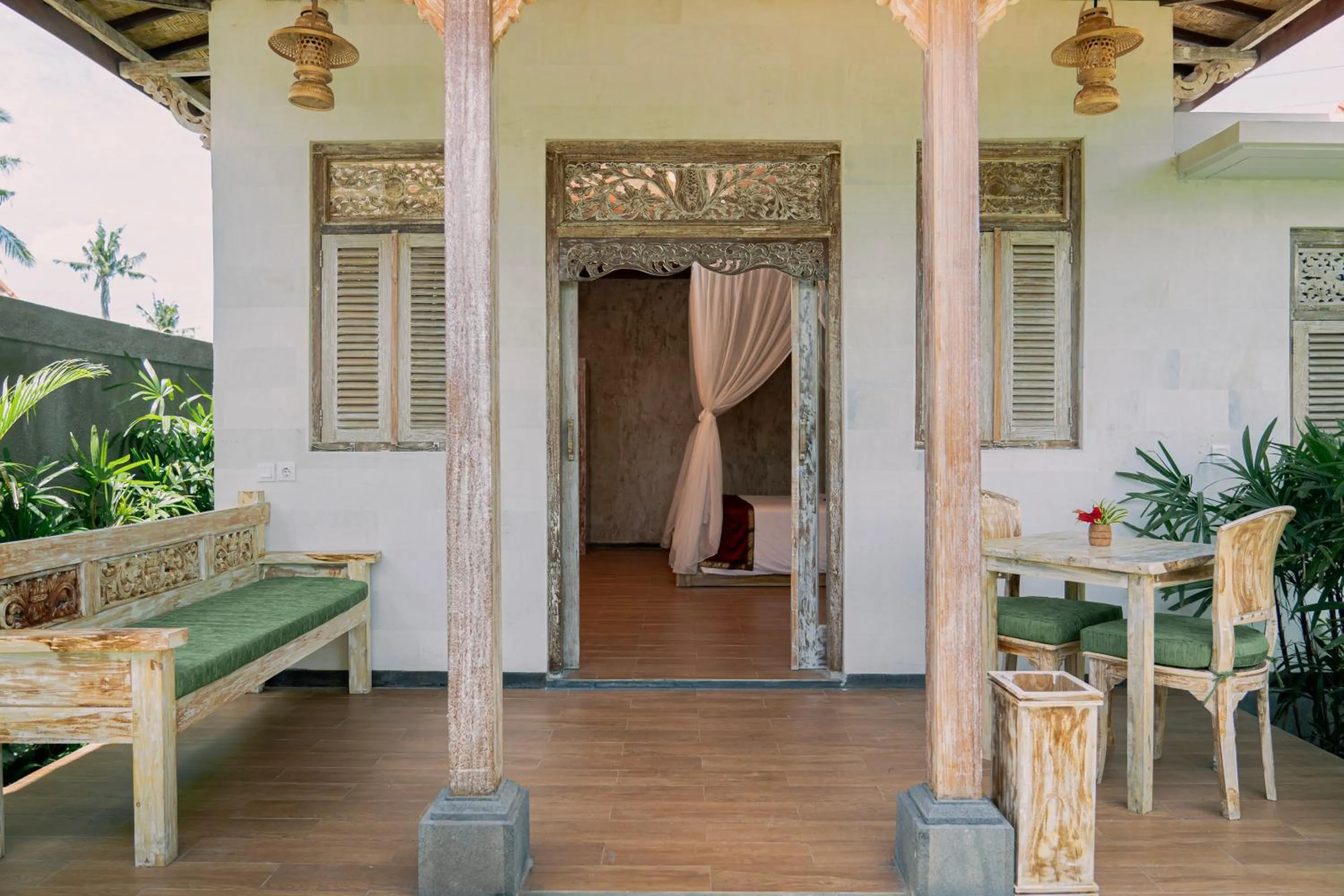 Patio in Aswanaya Villas Ubud