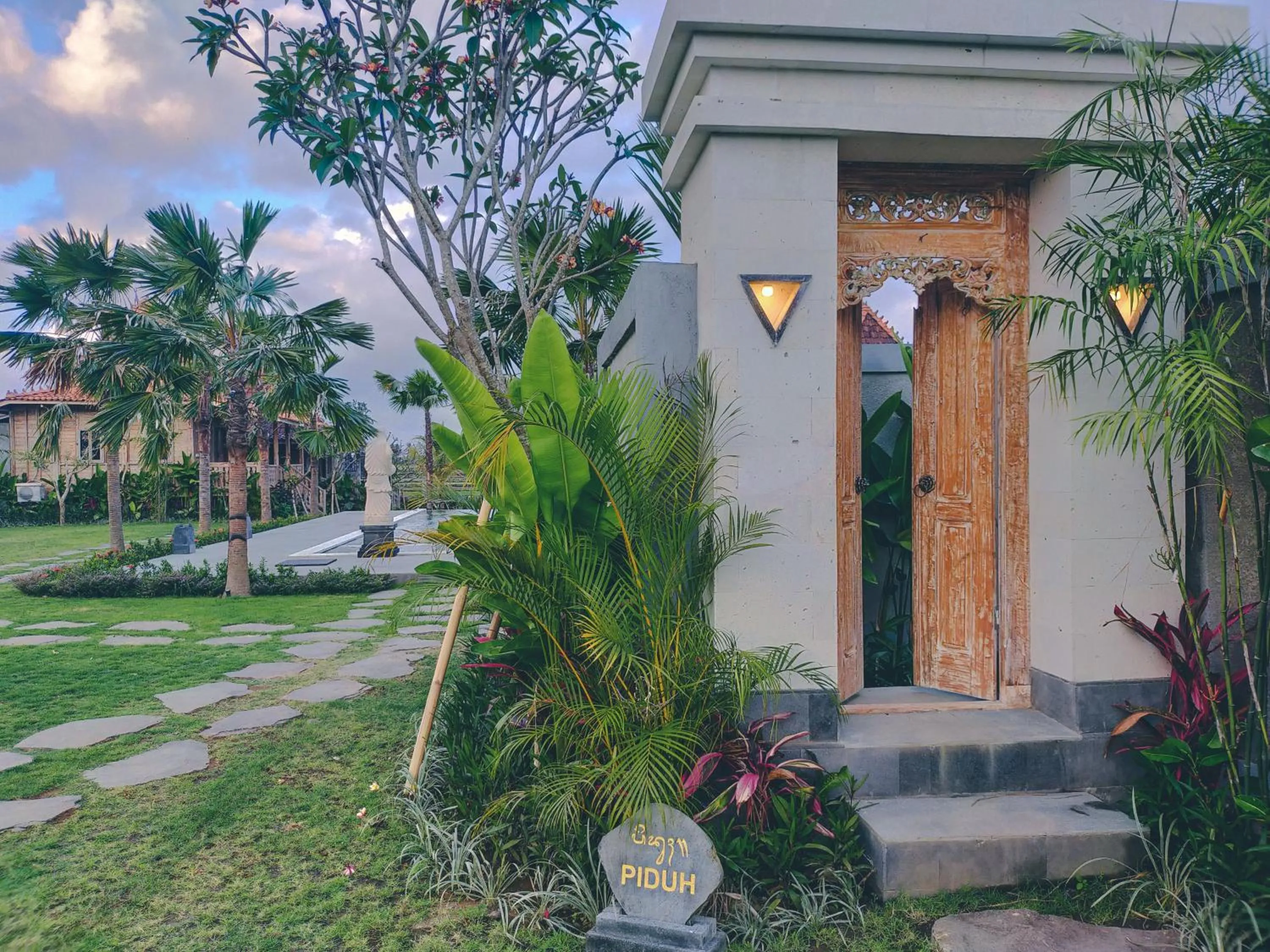 Facade/entrance in Aswanaya Villas Ubud