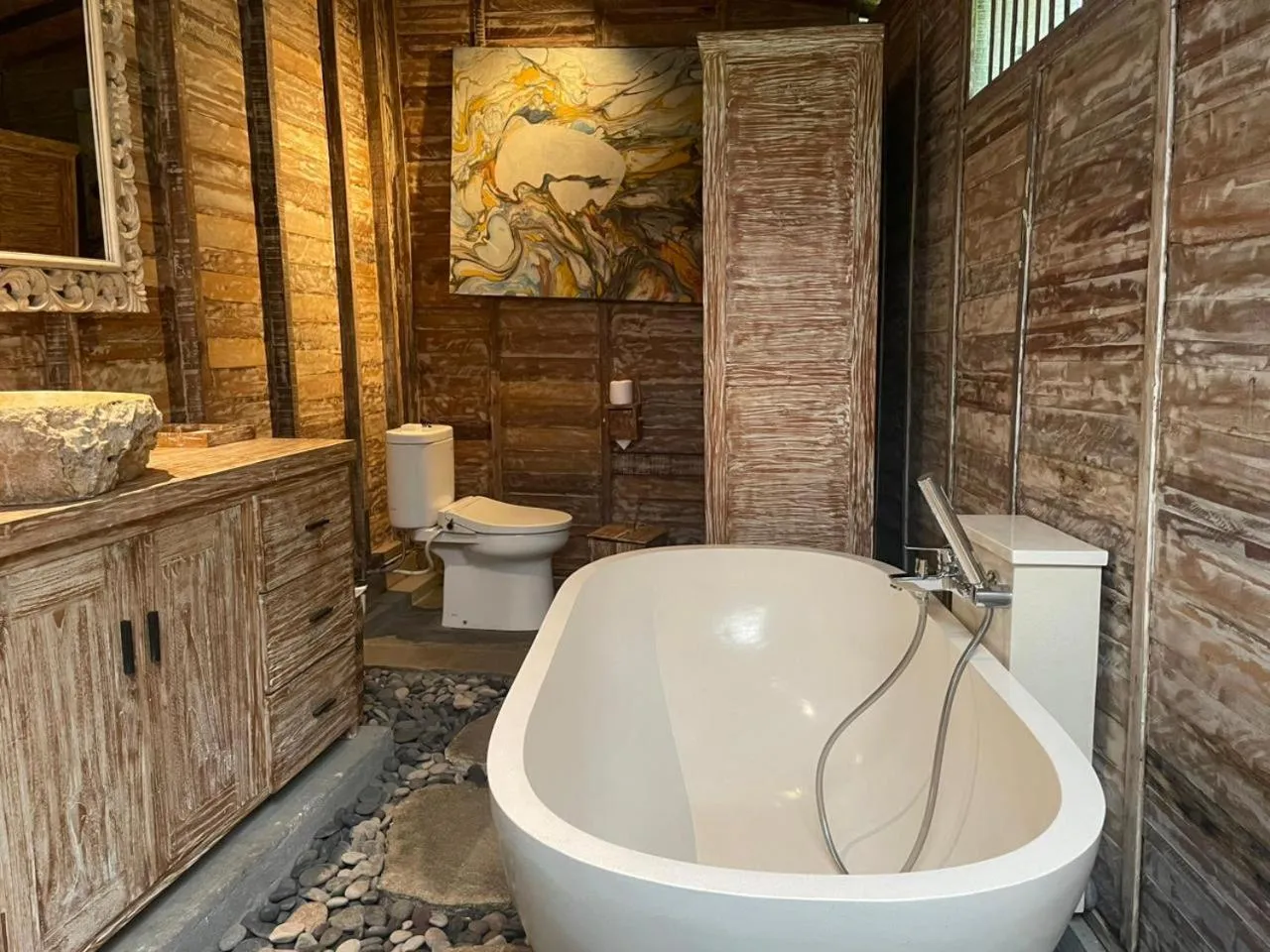 Bath in Aswanaya Villas Ubud