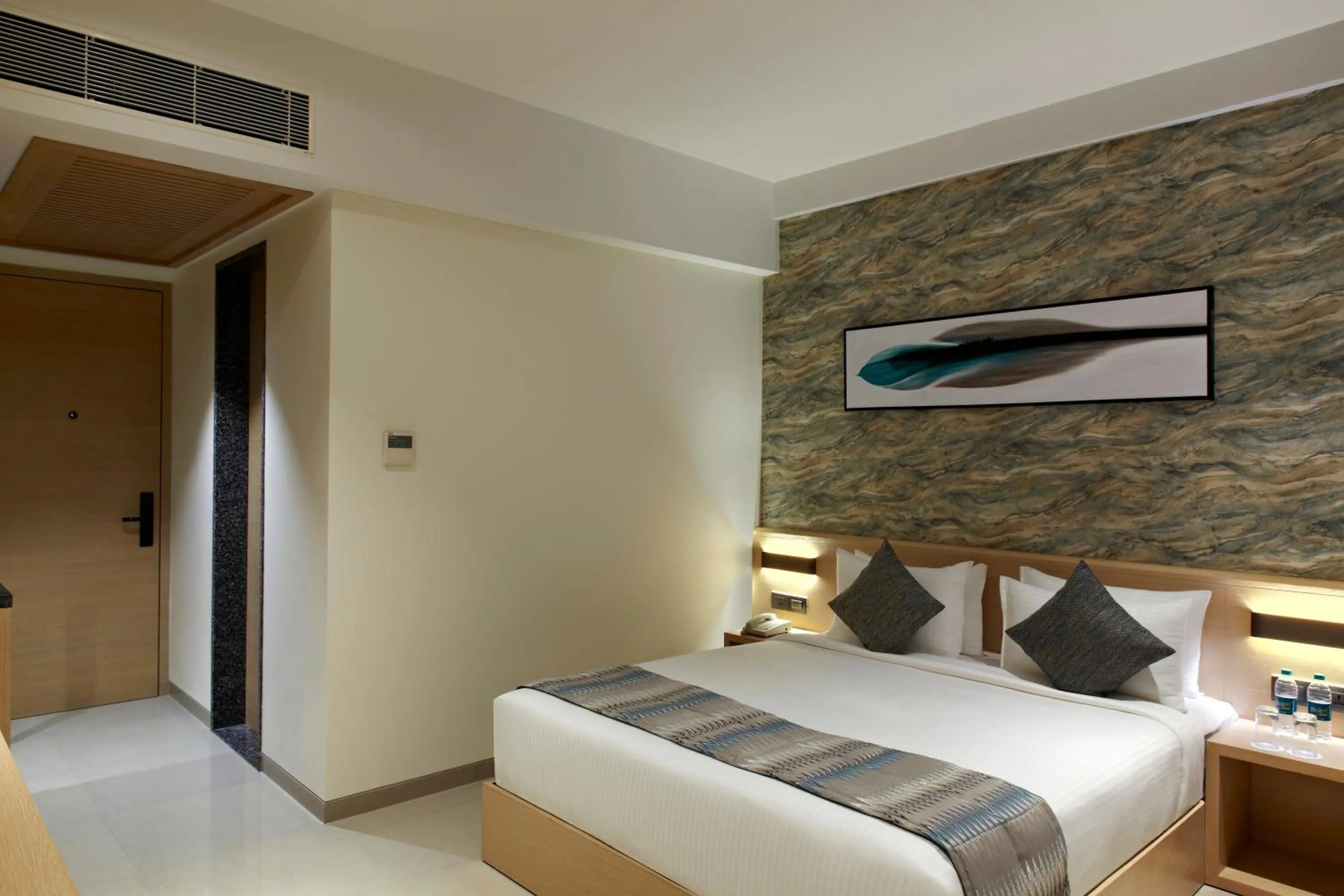 Bed in Click Hotel Bangalore - International Airport