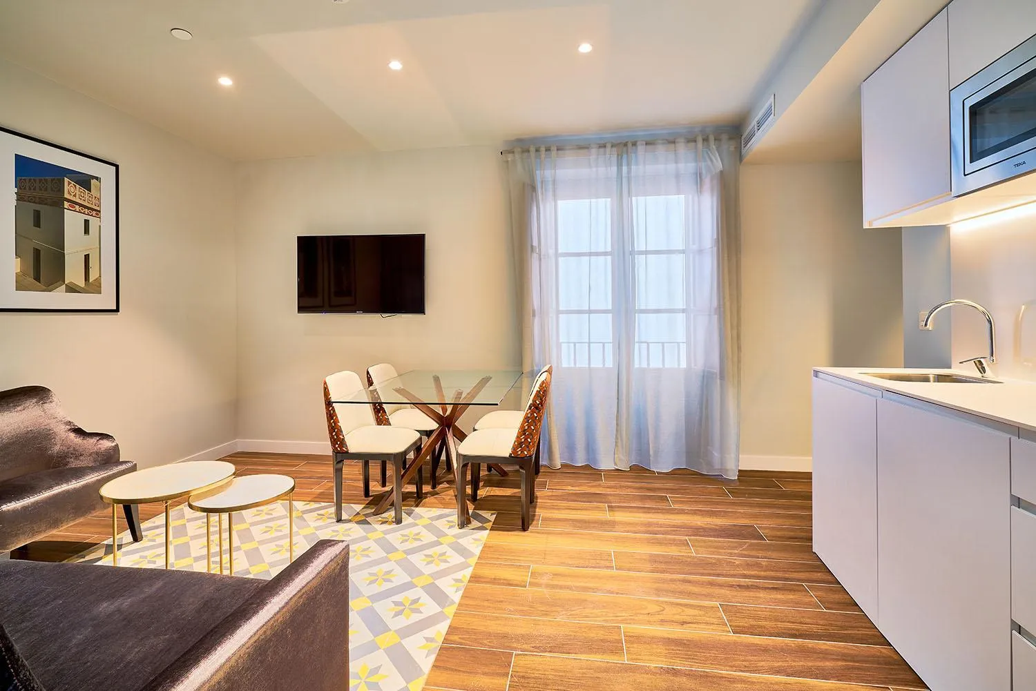 Dining area in Tandem Torres de Cádiz Suites