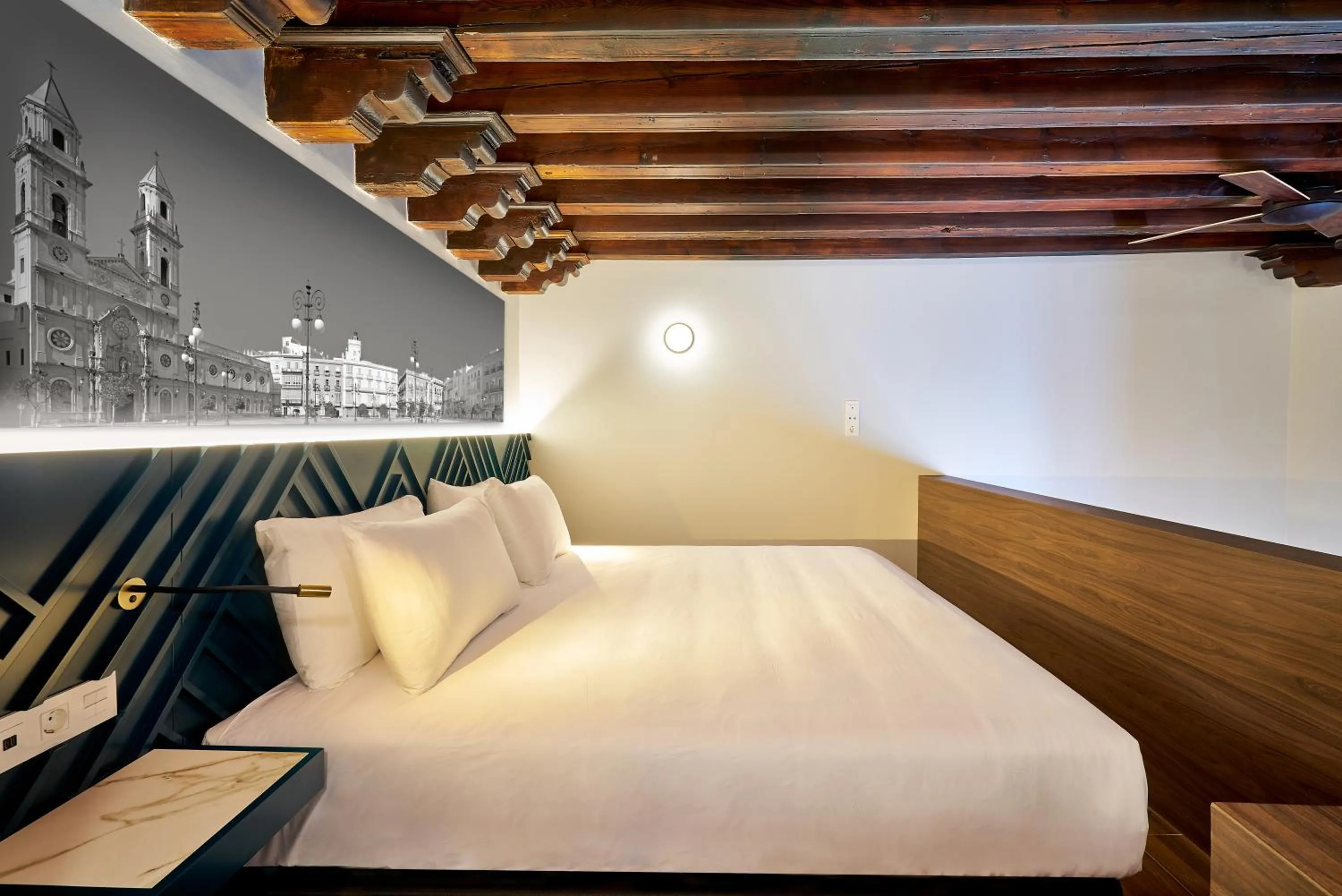 Bed in Tandem Torres de Cádiz Suites