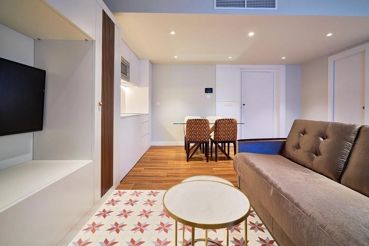 Living room in Tandem Torres de Cádiz Suites