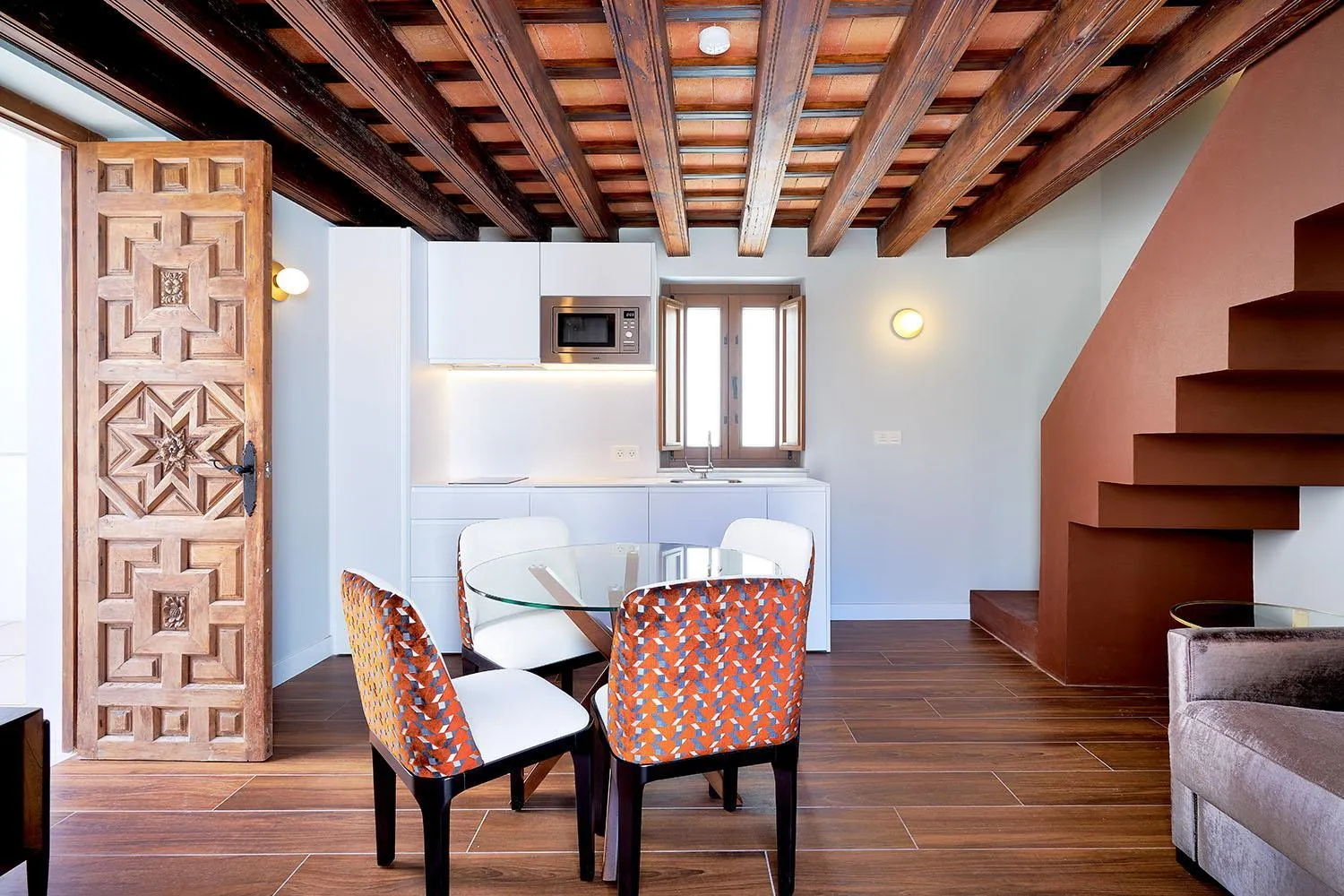 Kitchen or kitchenette in Tandem Torres de Cádiz Suites