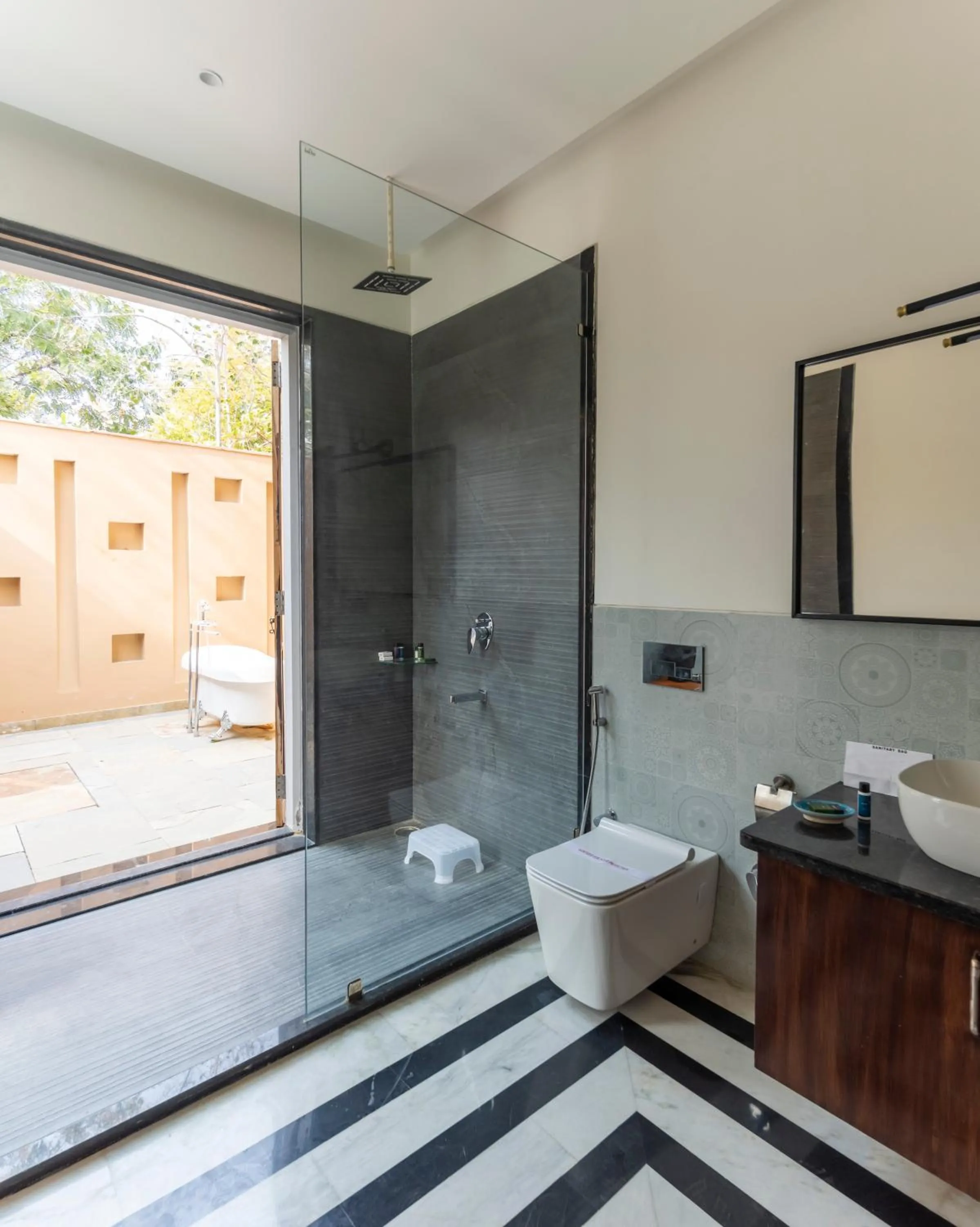 Bathroom in Vanaashrya Resort and Spa Sariska