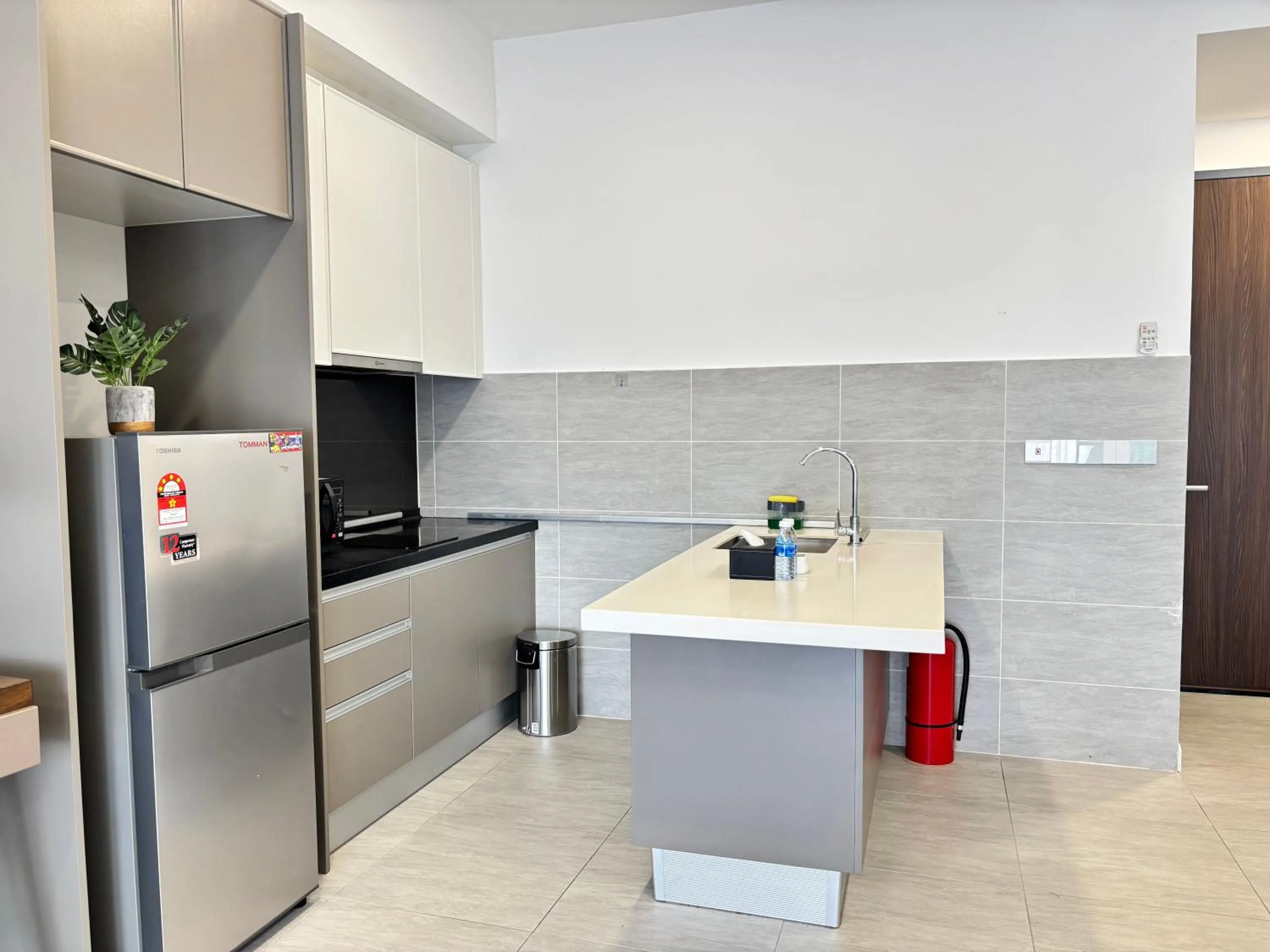 kitchen in Bell Suites by Salaam Suites, Sepang