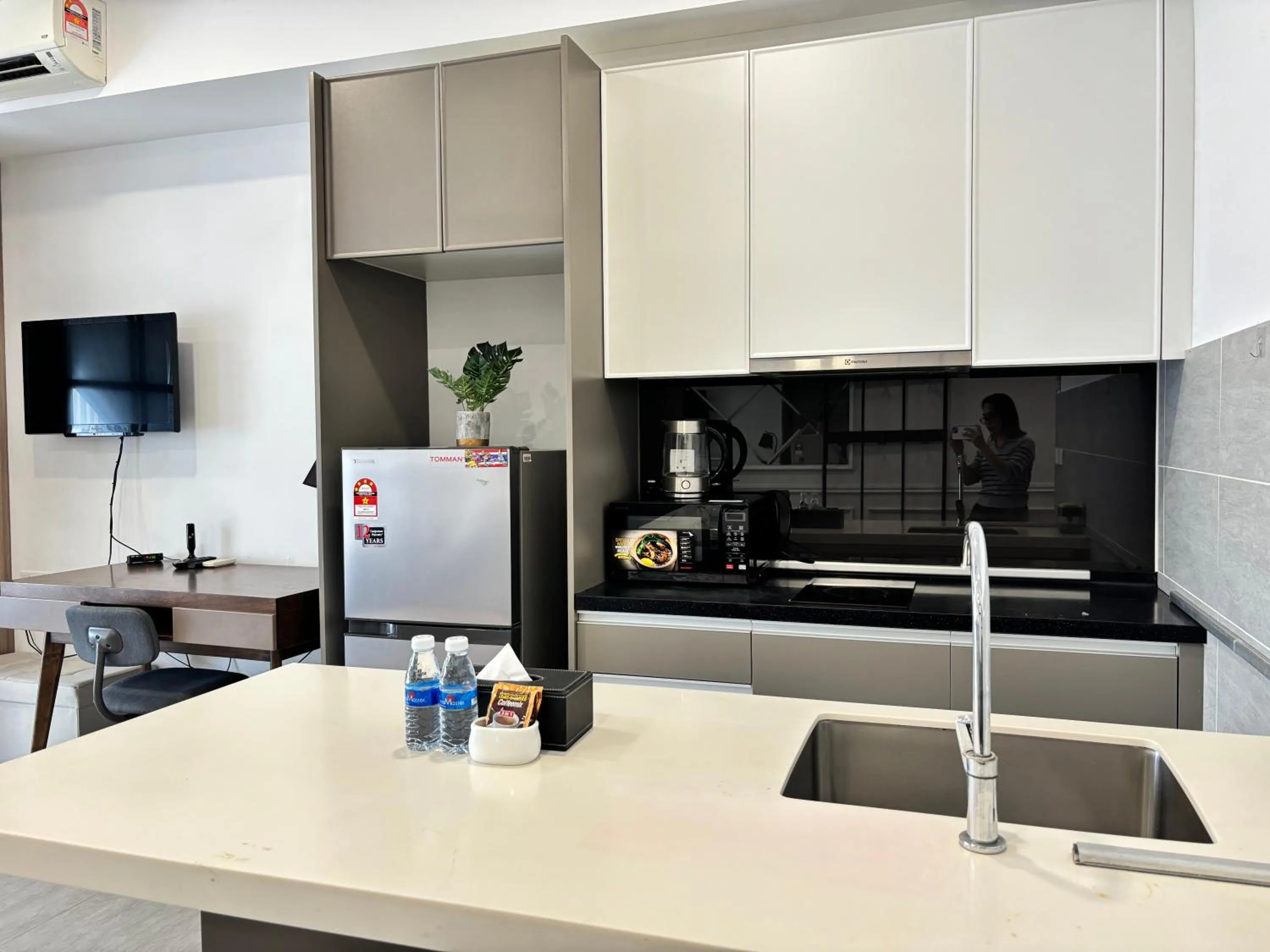 Kitchen or kitchenette in Bell Suites by Salaam Suites, Sepang
