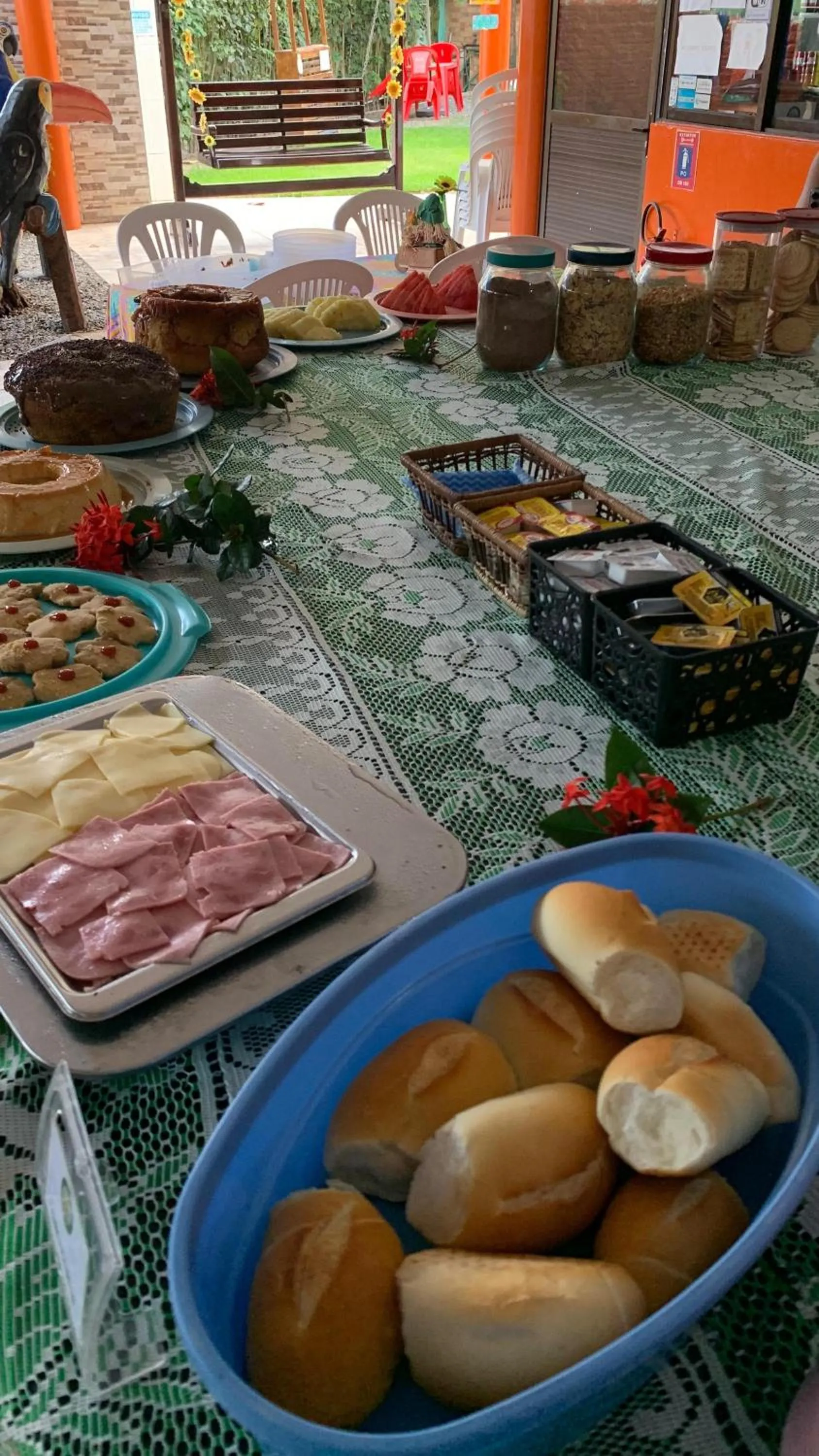 Breakfast in Pousada Porto Amazônia