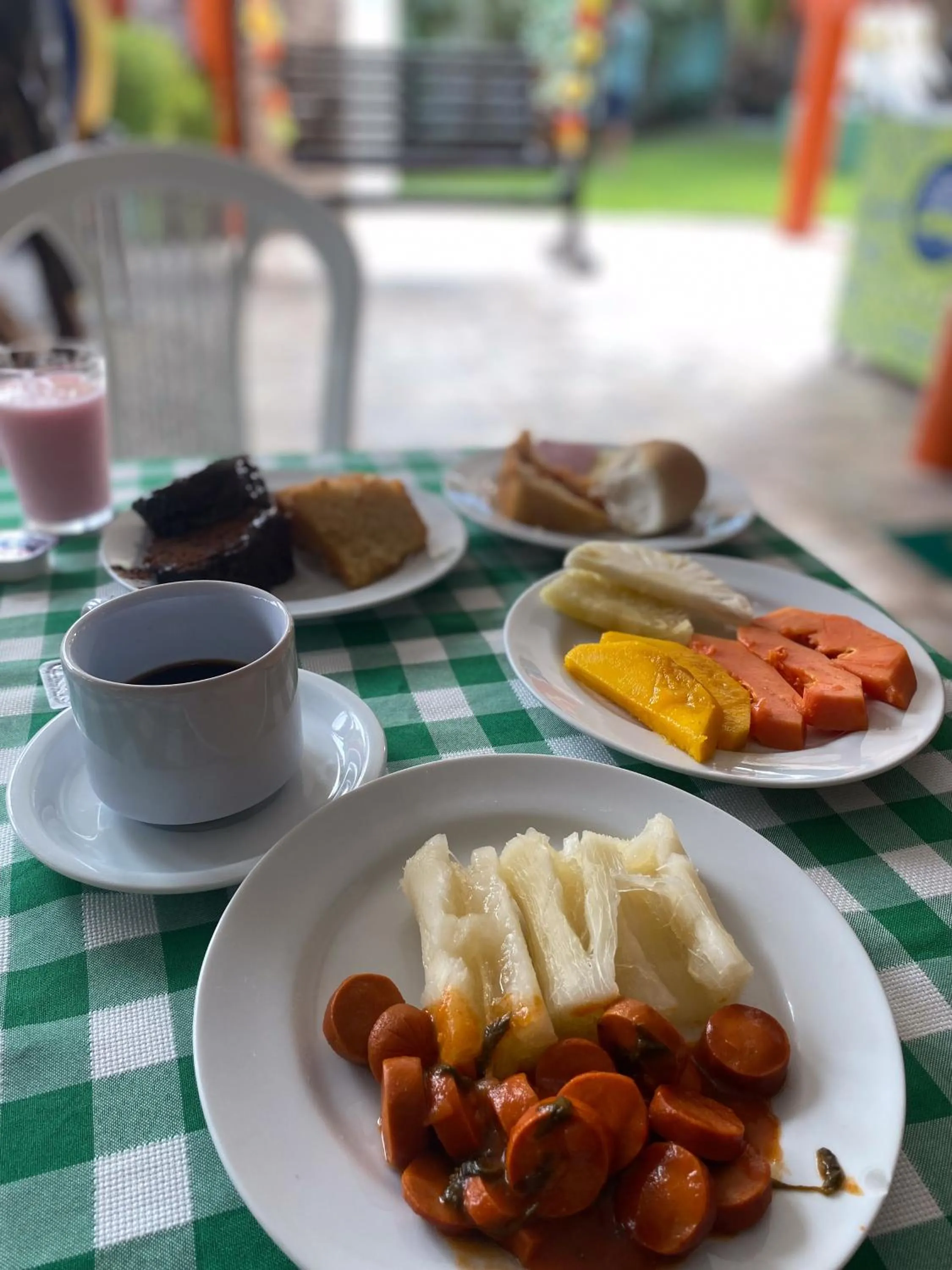 Breakfast in Pousada Porto Amazônia