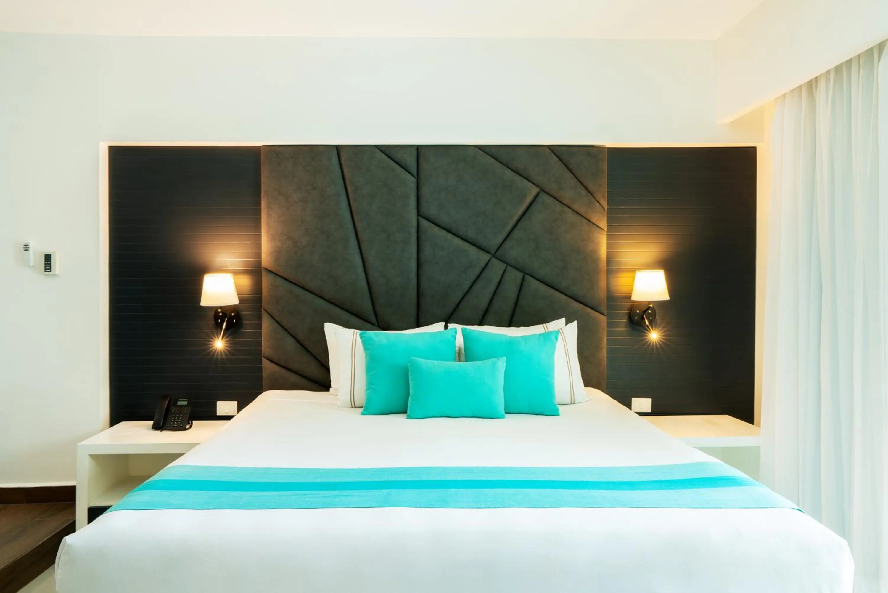 Bed in The Fives Beach Hotel & Residences - All Senses Inclusive